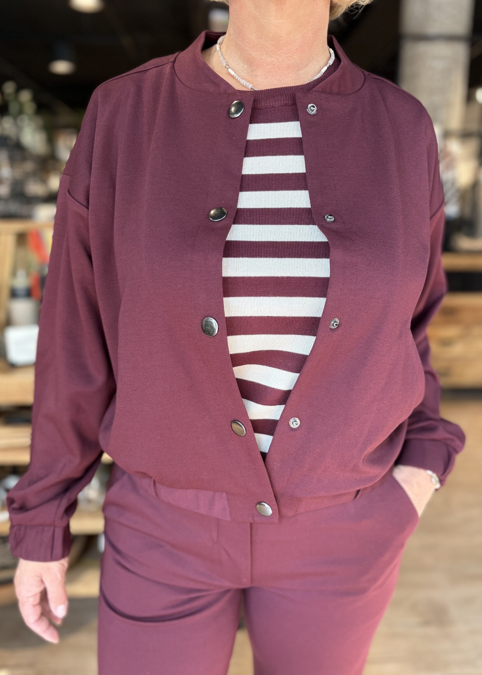 Freequent Bomber Jacket Naya - Port Royale