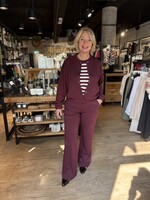 Freequent Wide Leg Pant Nanni - Port Royale