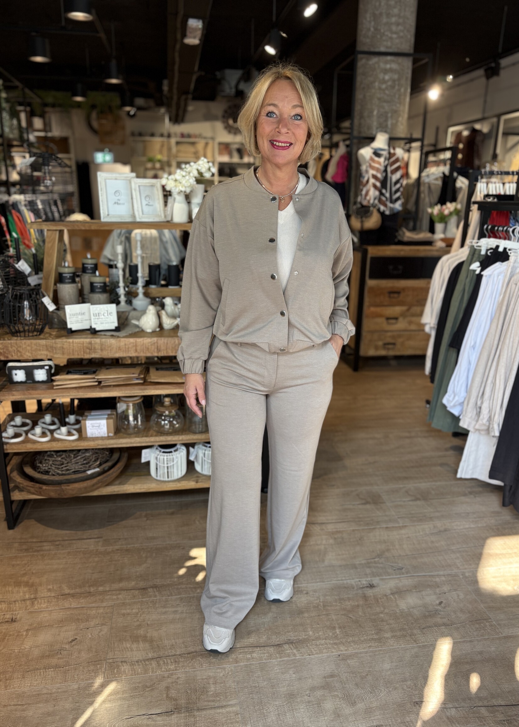 Freequent Bomber Jacket Naya - Taupe