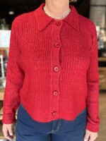 ZEZE Vest Hannah Knitwear - Tango Red