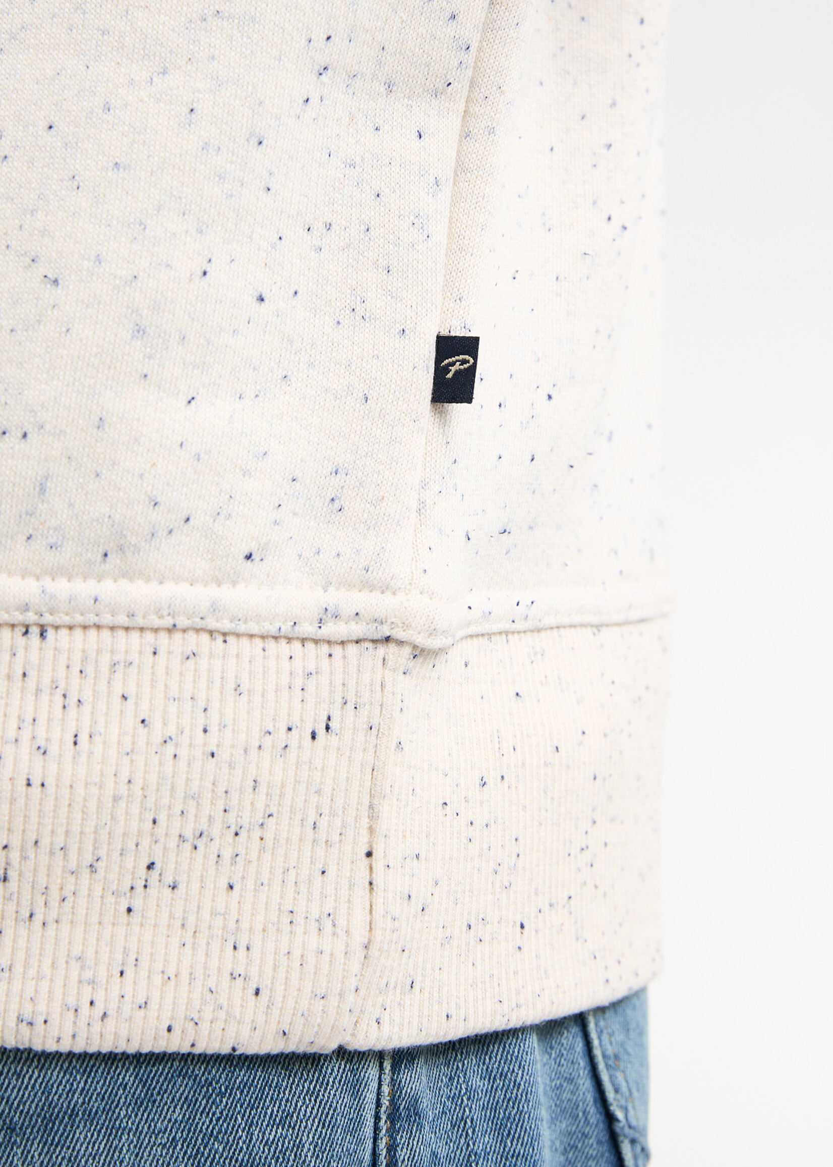 Petrol Industries Sweater Round Neck - Antique White Melee