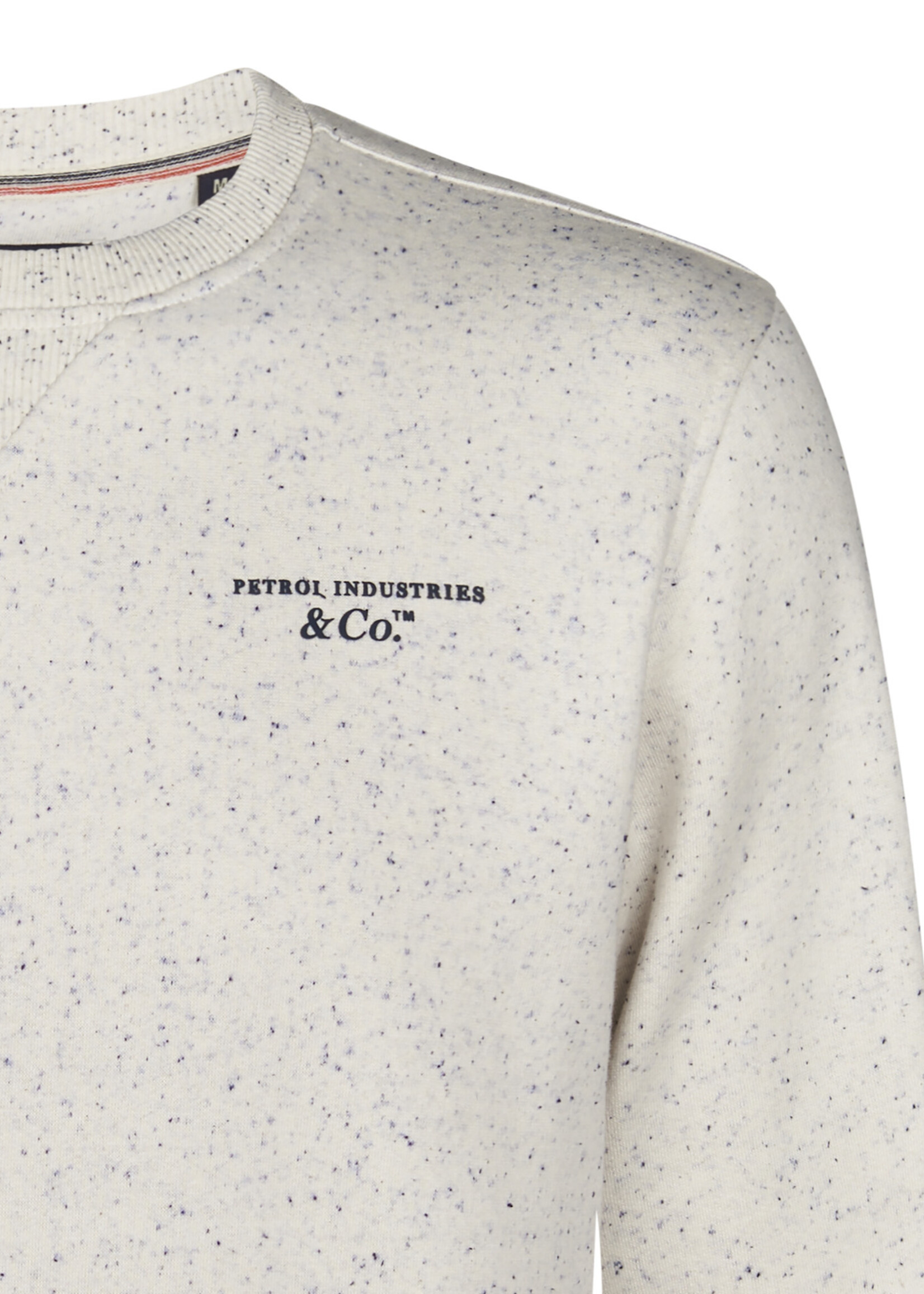 Petrol Industries Sweater Round Neck - Antique White Melee