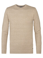 Petrol Industries Knitwear Round Neck Stripe - Tan