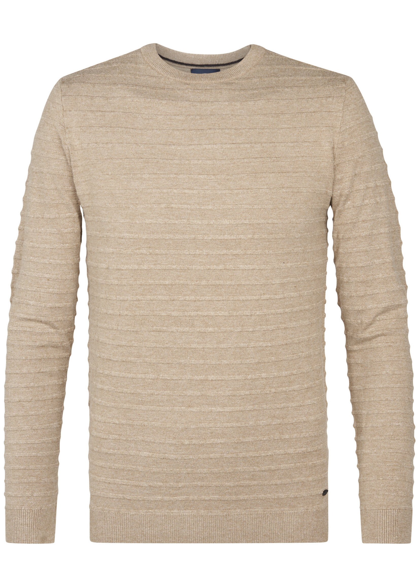 Petrol Industries Knitwear Round Neck Stripe - Tan