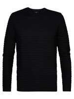 Petrol Industries Knitwear Round Neck Stripe - Deep Black