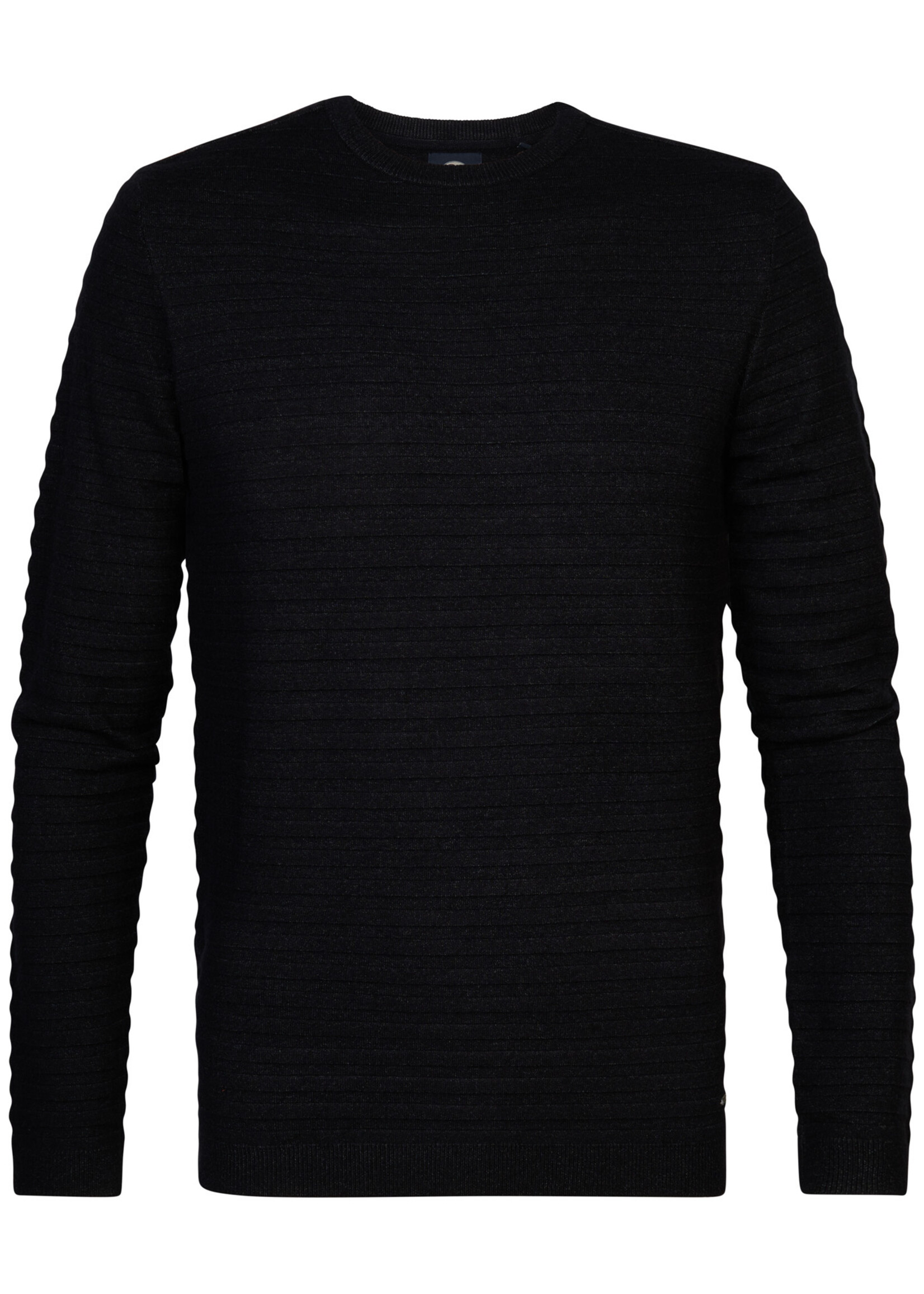 Petrol Industries Knitwear Round Neck Stripe - Deep Black