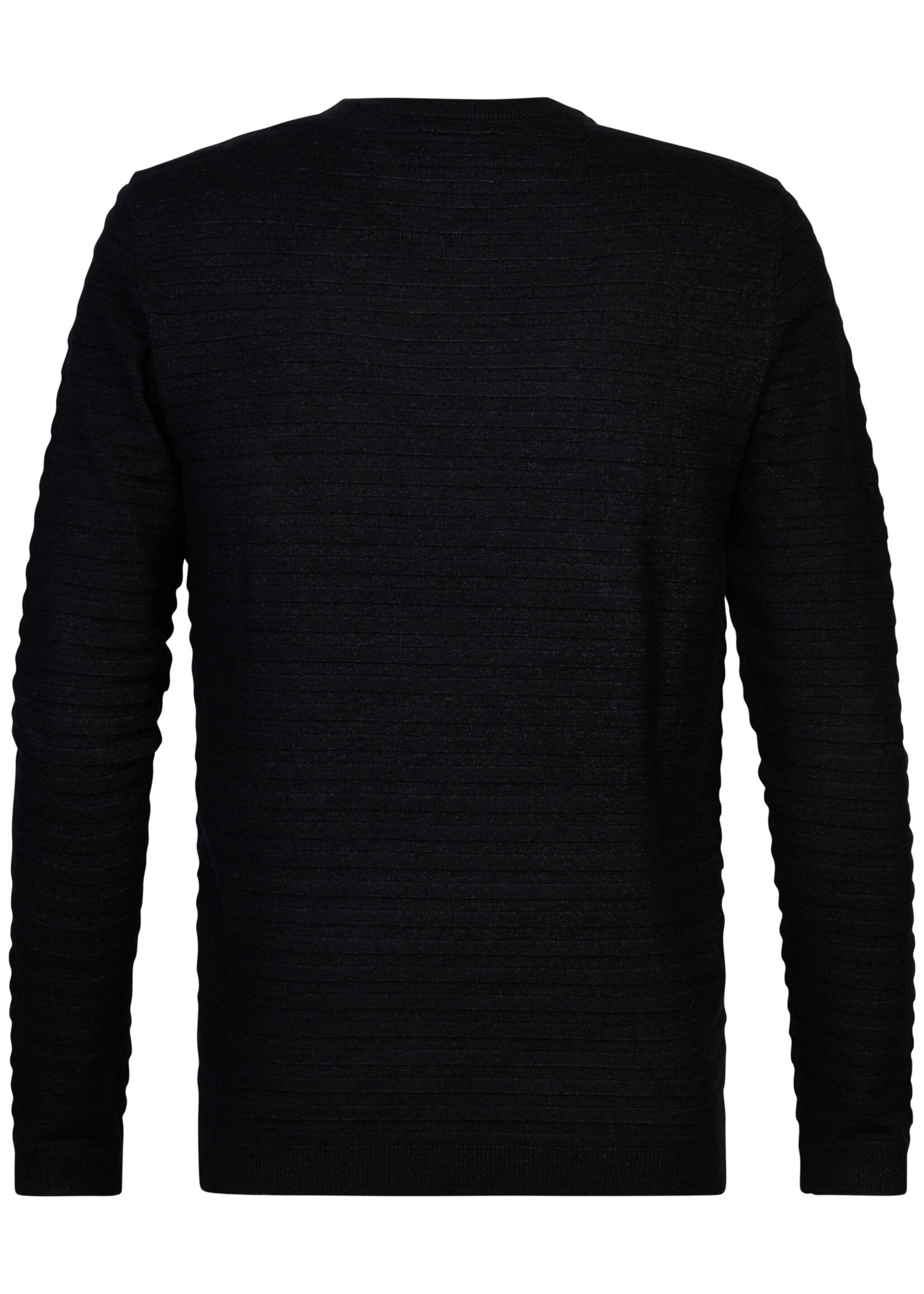 Petrol Industries Knitwear Round Neck Stripe - Deep Black