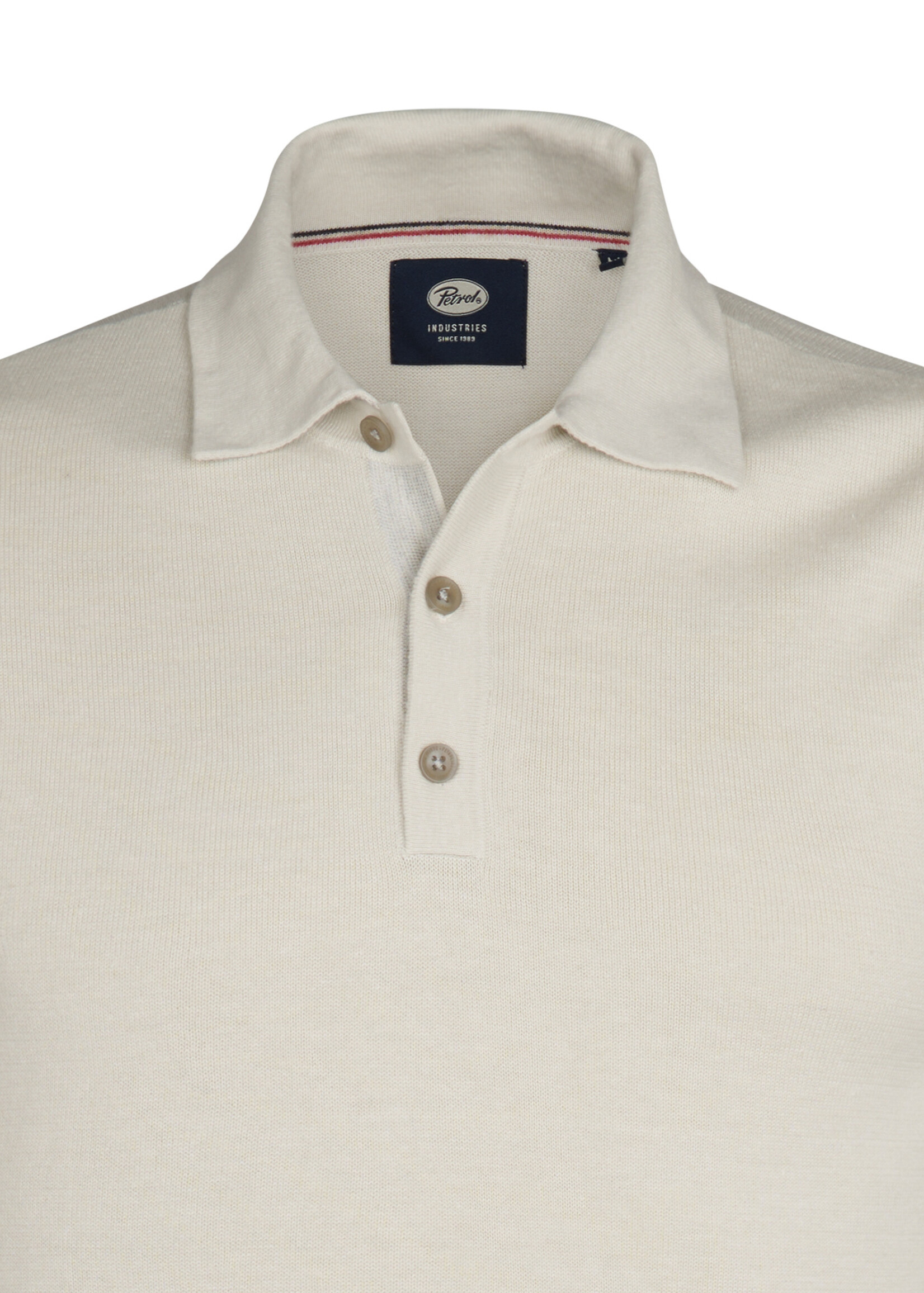 Petrol Industries Knitwear Polo - Antique White