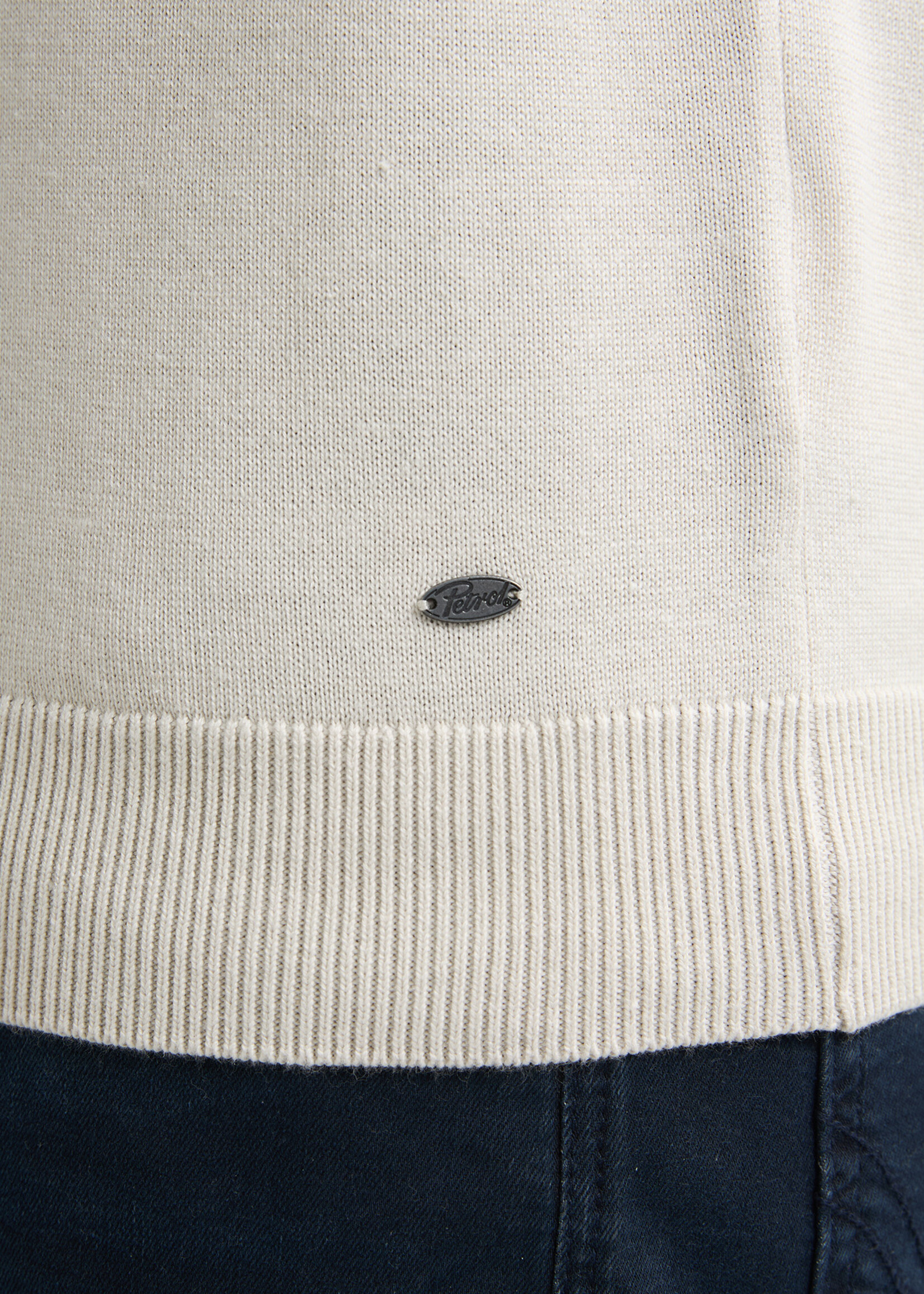 Petrol Industries Knitwear Polo - Antique White