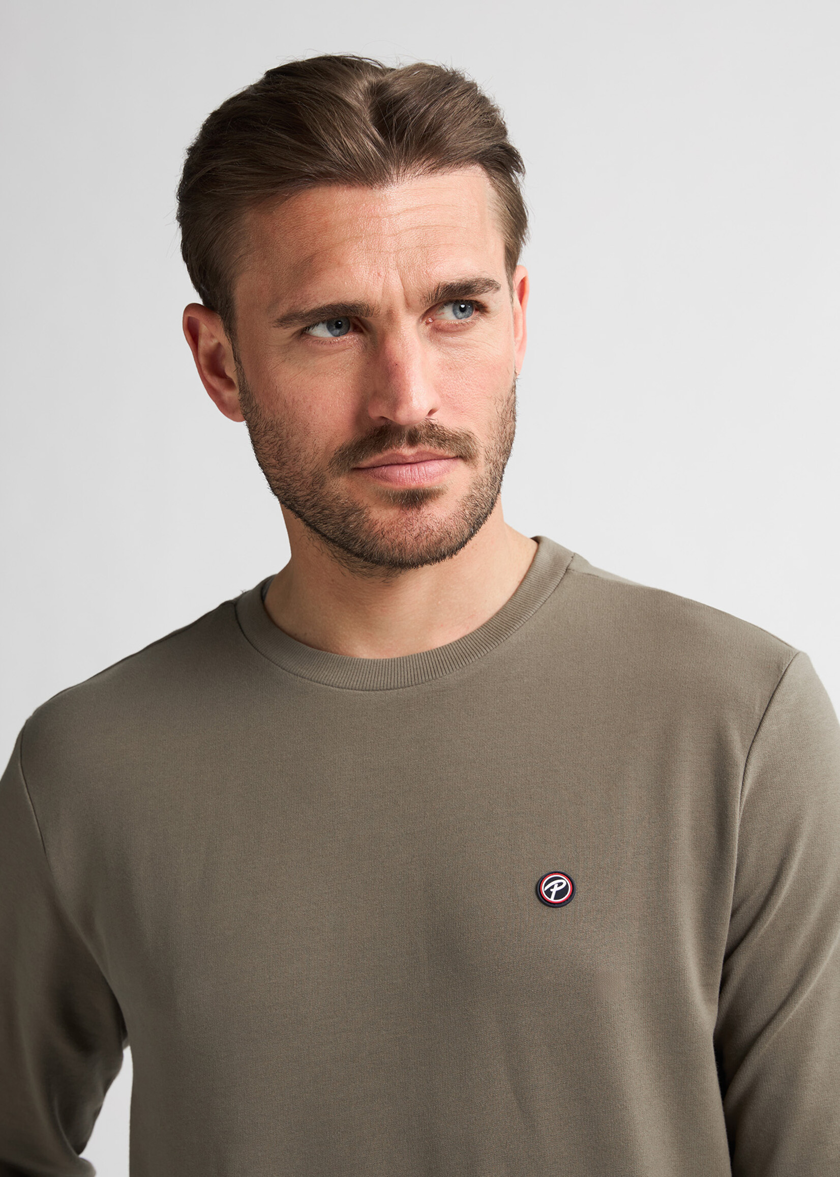 Petrol Industries Sweater Basic - Mossy Stone