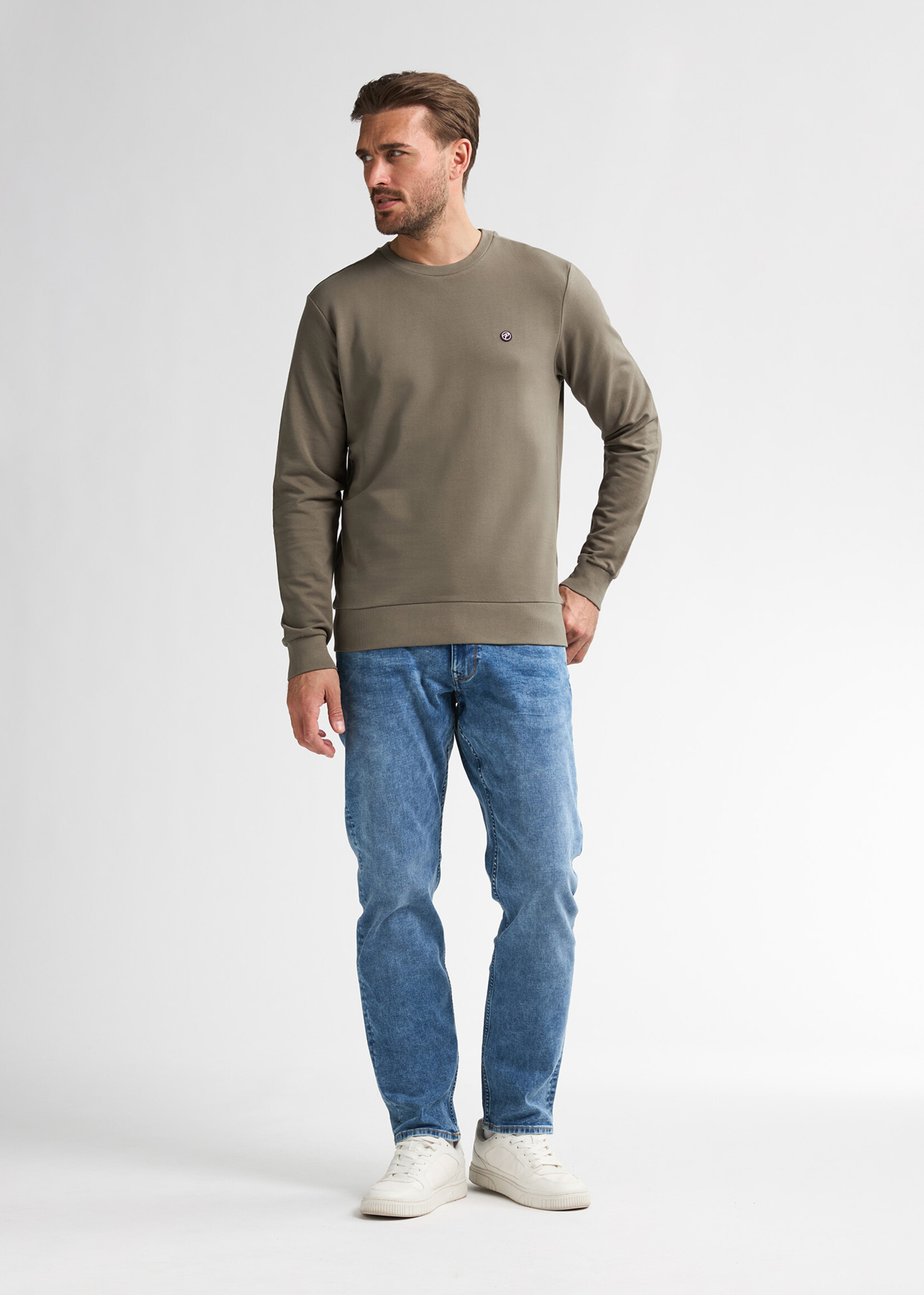 Petrol Industries Sweater Basic - Mossy Stone