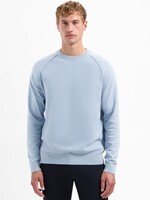 No Excess Pullover Solid Waffle Knit - Dusty Blue