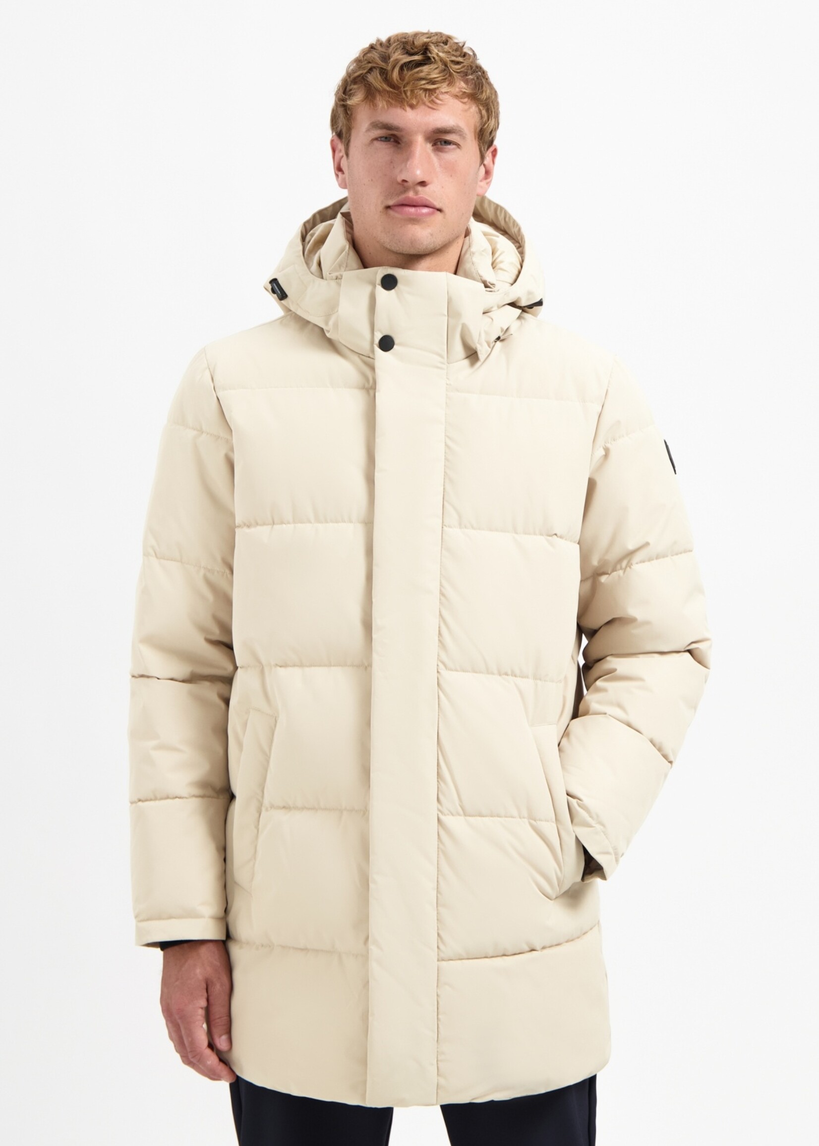 No Excess Jacket Parka Long Hood - Cream