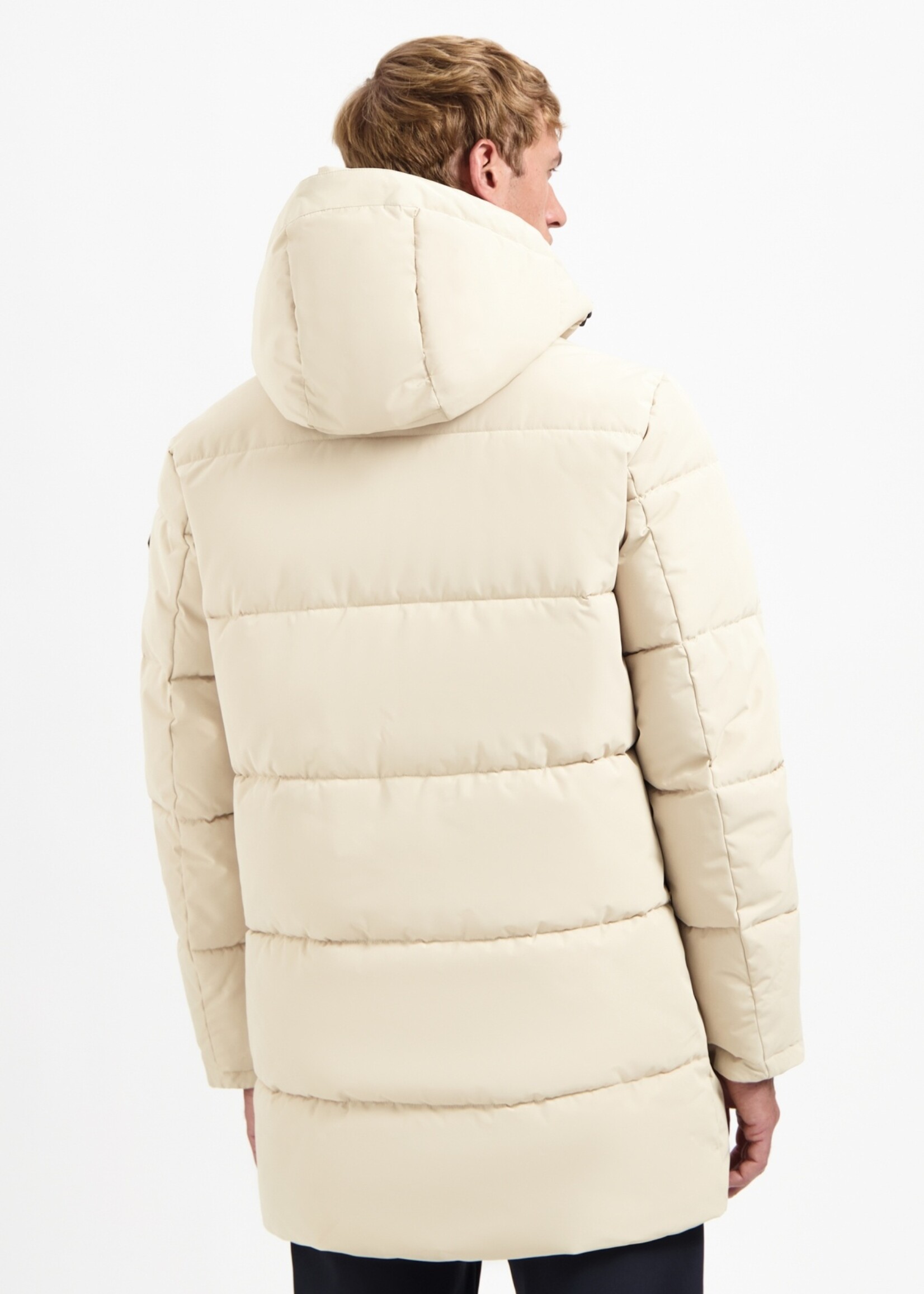 No Excess Jacket Parka Long Hood - Cream
