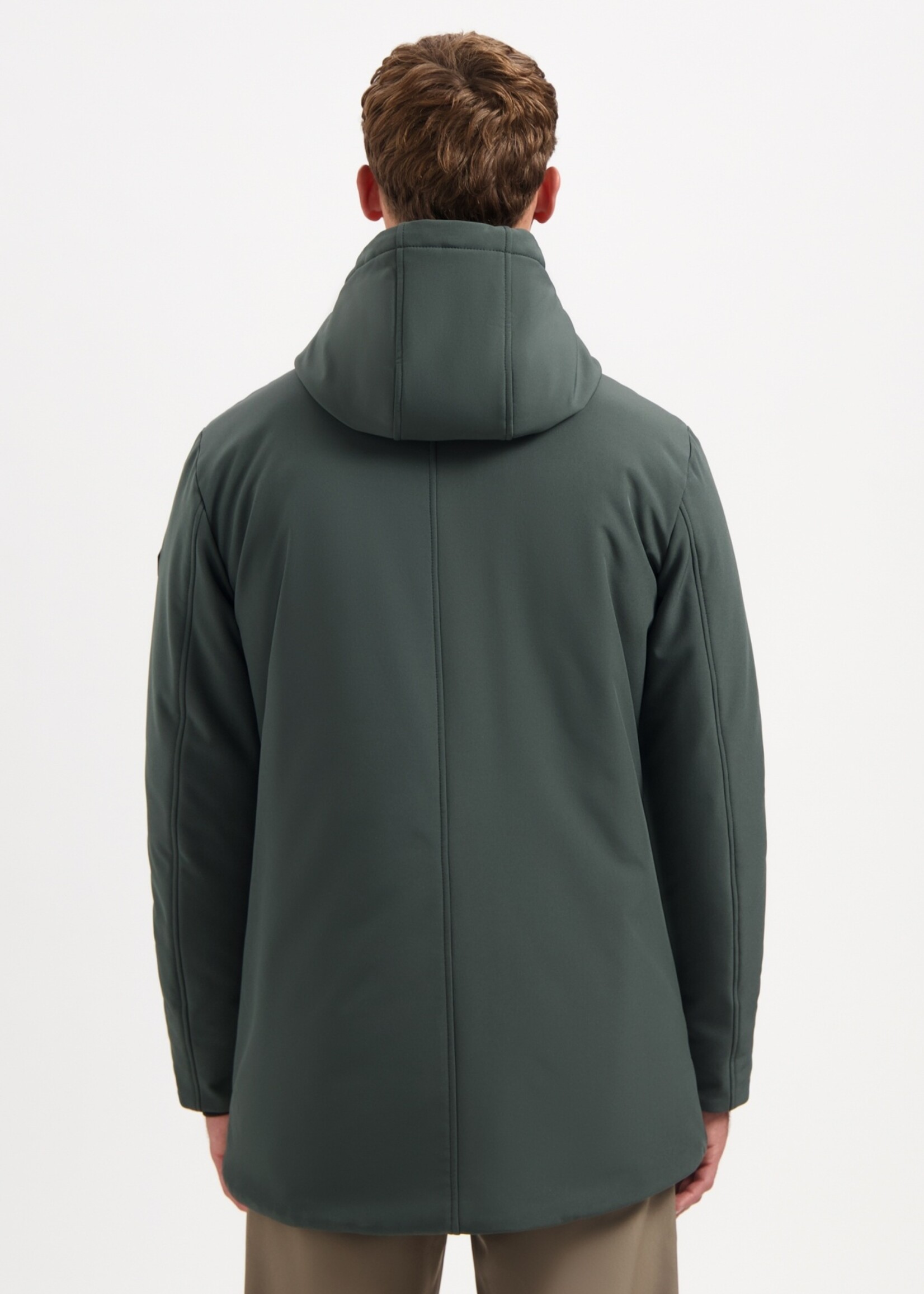 No Excess Jacket Long Soft Shell - Dark Steel