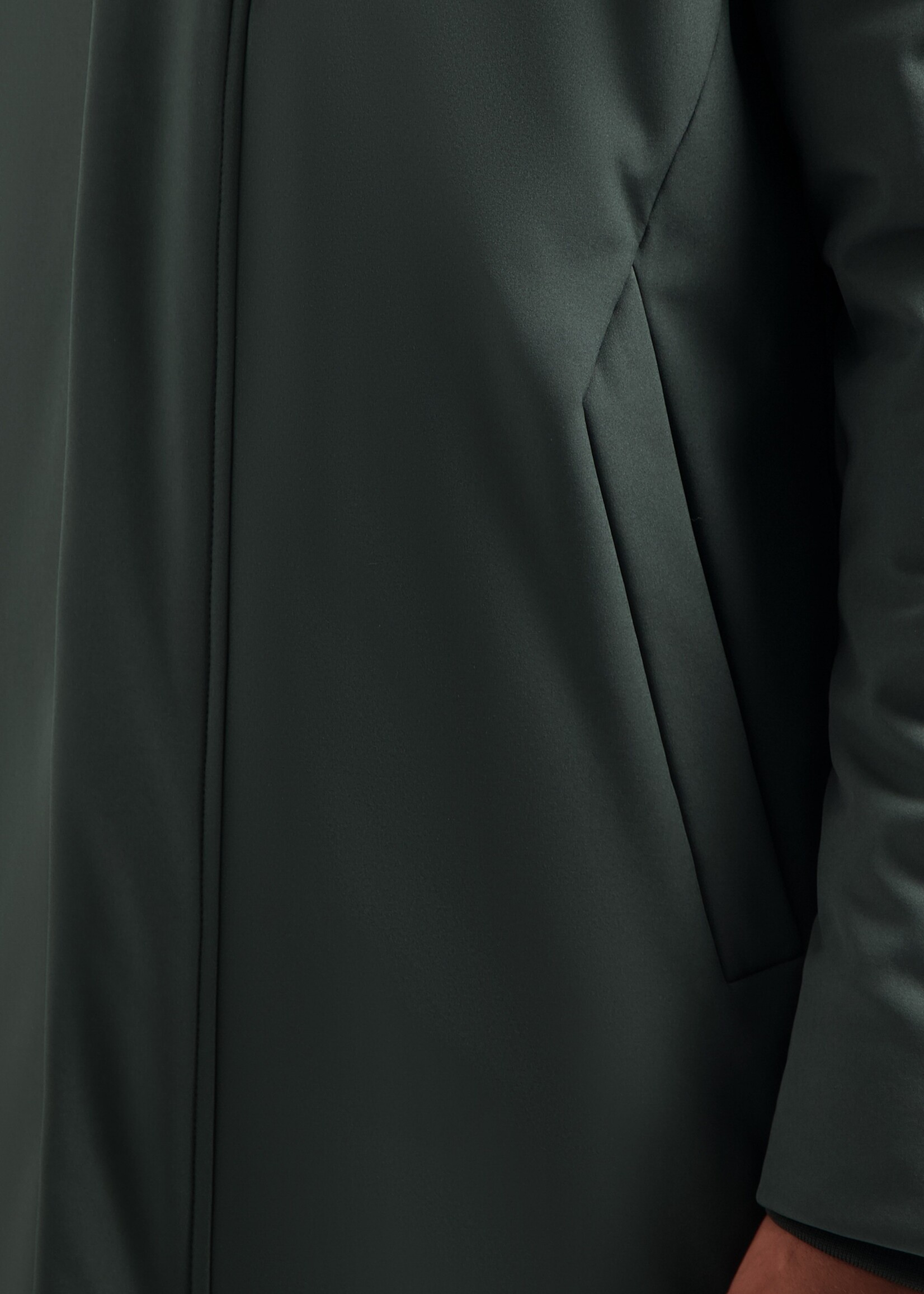 No Excess Jacket Long Soft Shell - Dark Steel