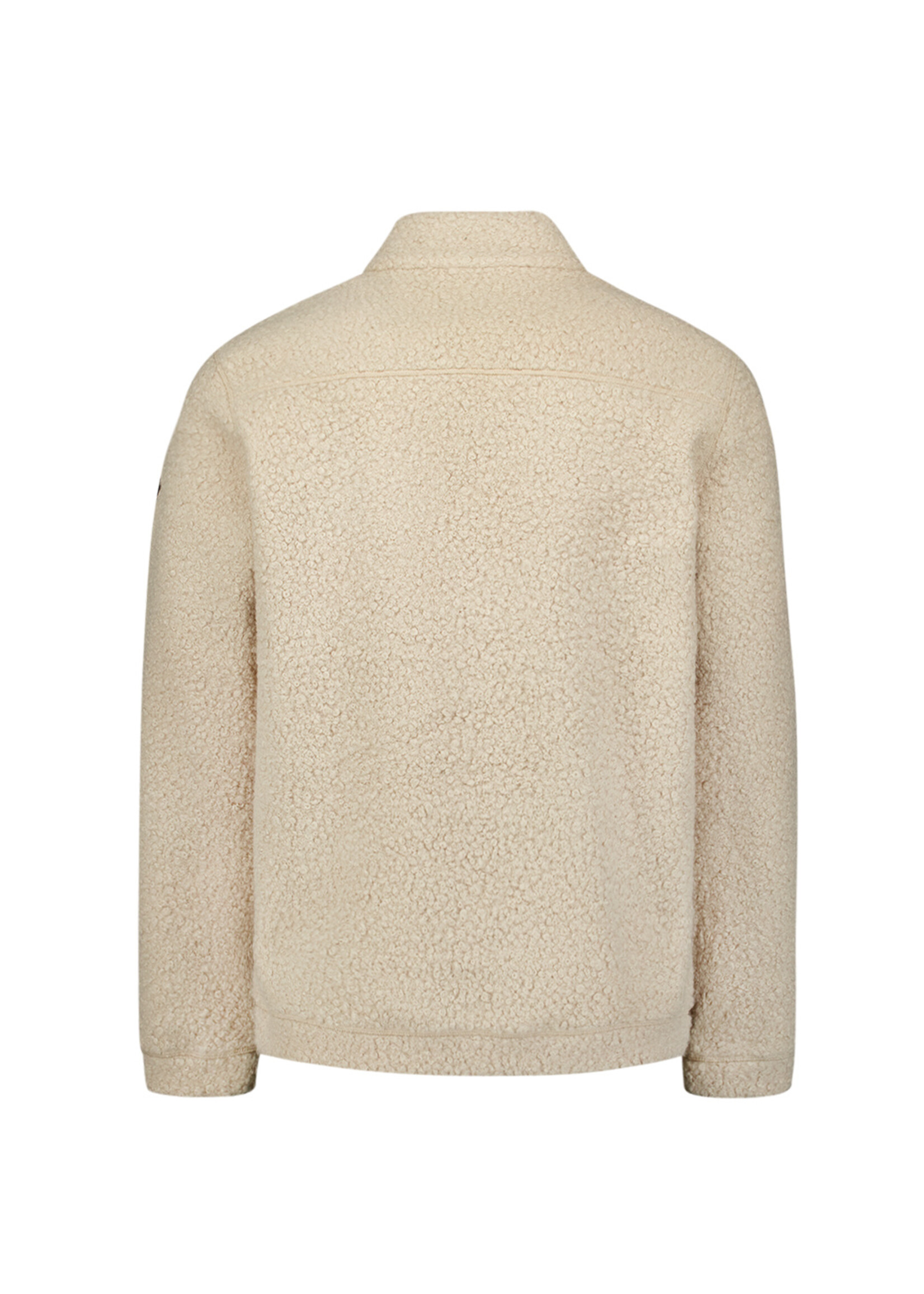 No Excess Sweater Full Zip Teddy - Sand