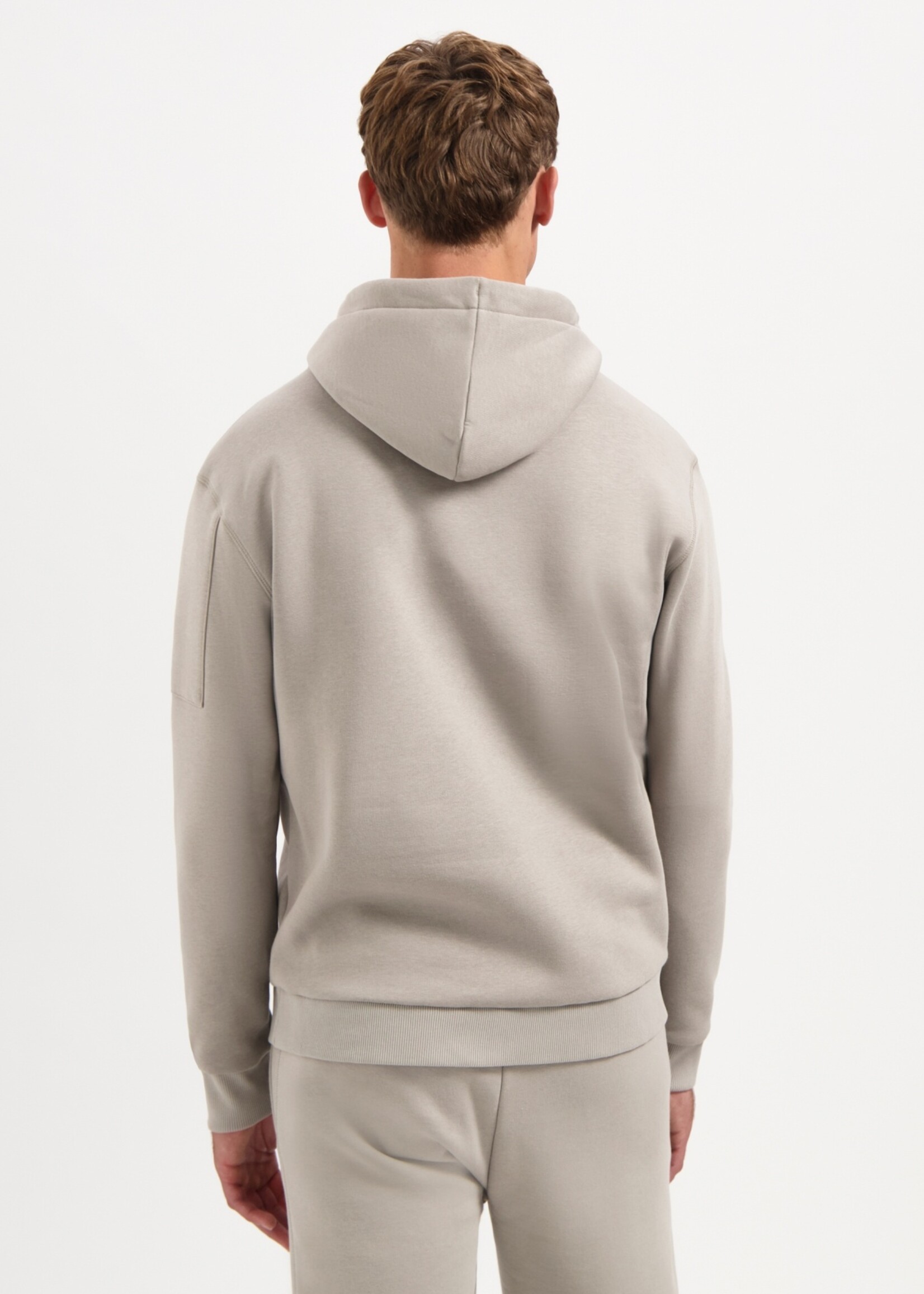 No Excess Sweater Hooded Brushed - Clay