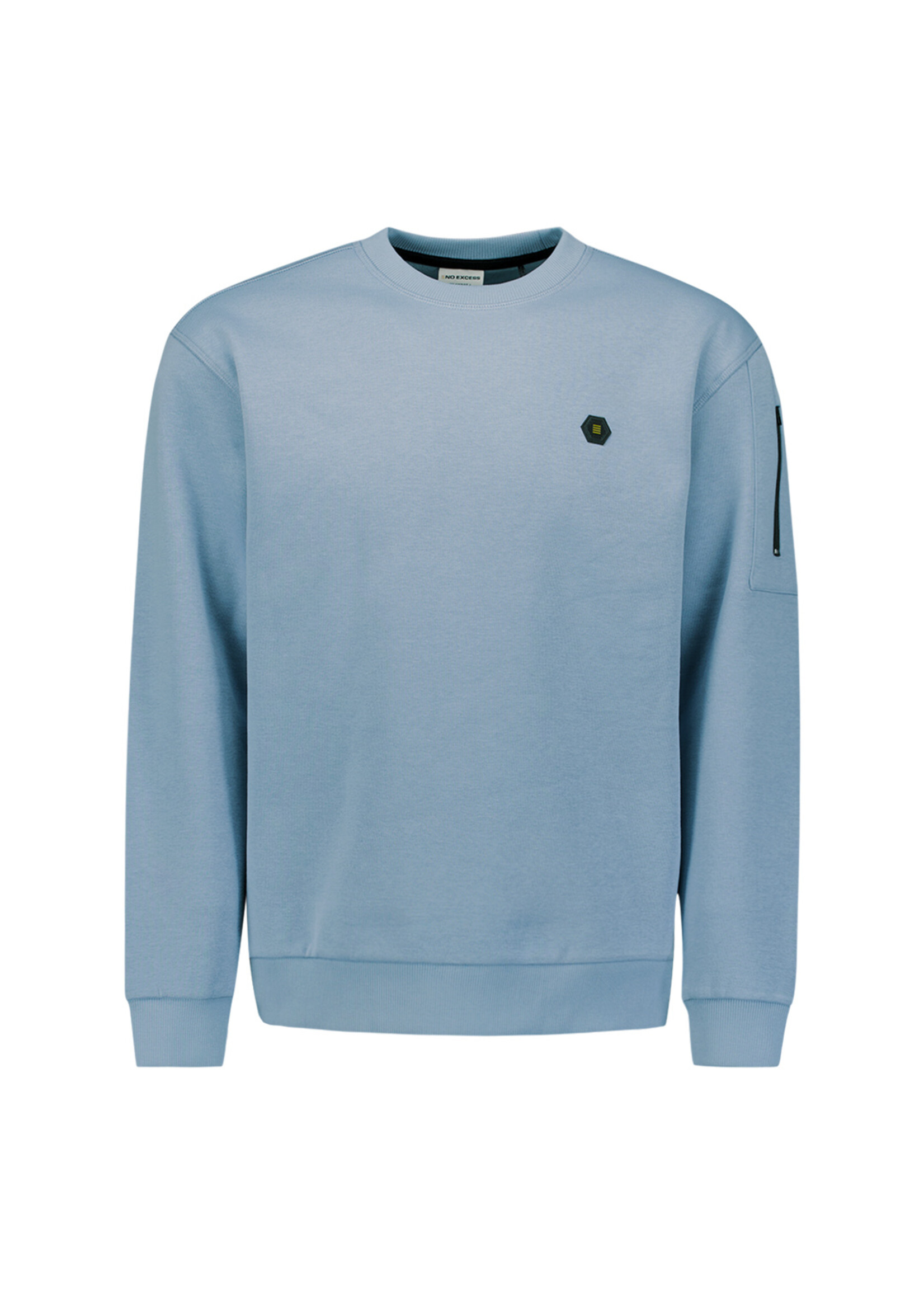 No Excess Sweater Brushed Inside - Dusty Blue
