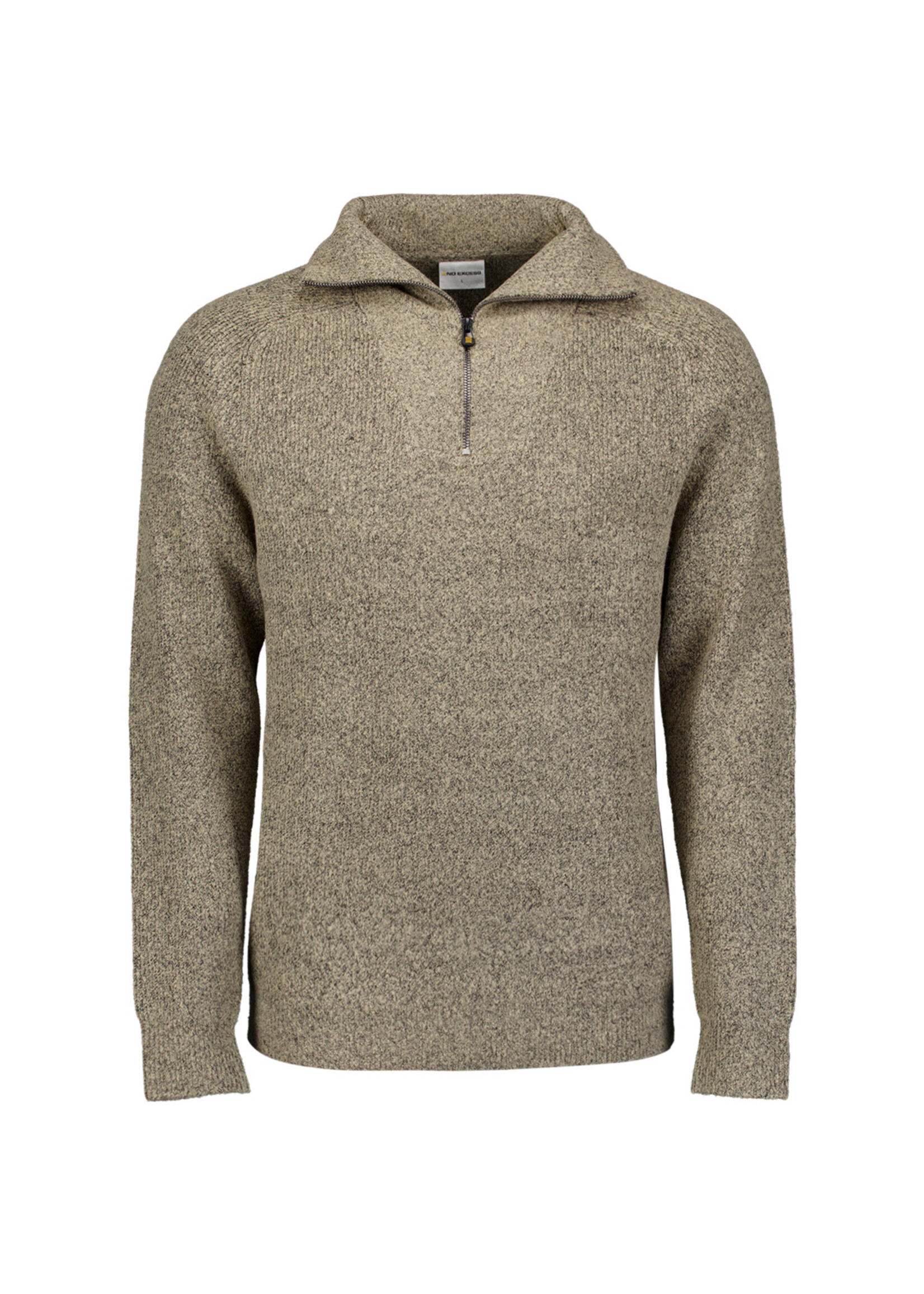 No Excess Pullover Collar Half Zip Soft - Sand