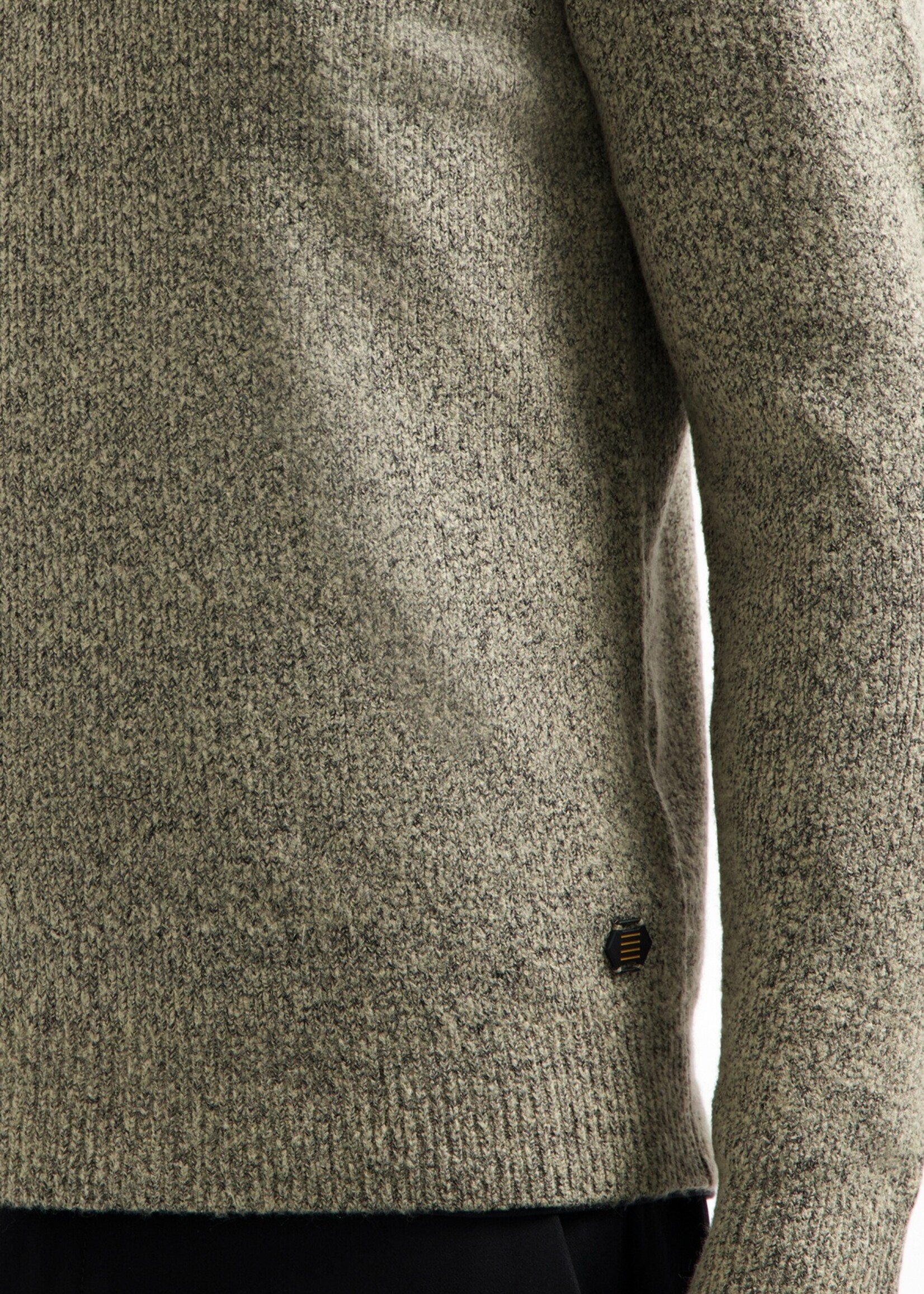 No Excess Pullover Collar Half Zip Soft - Sand