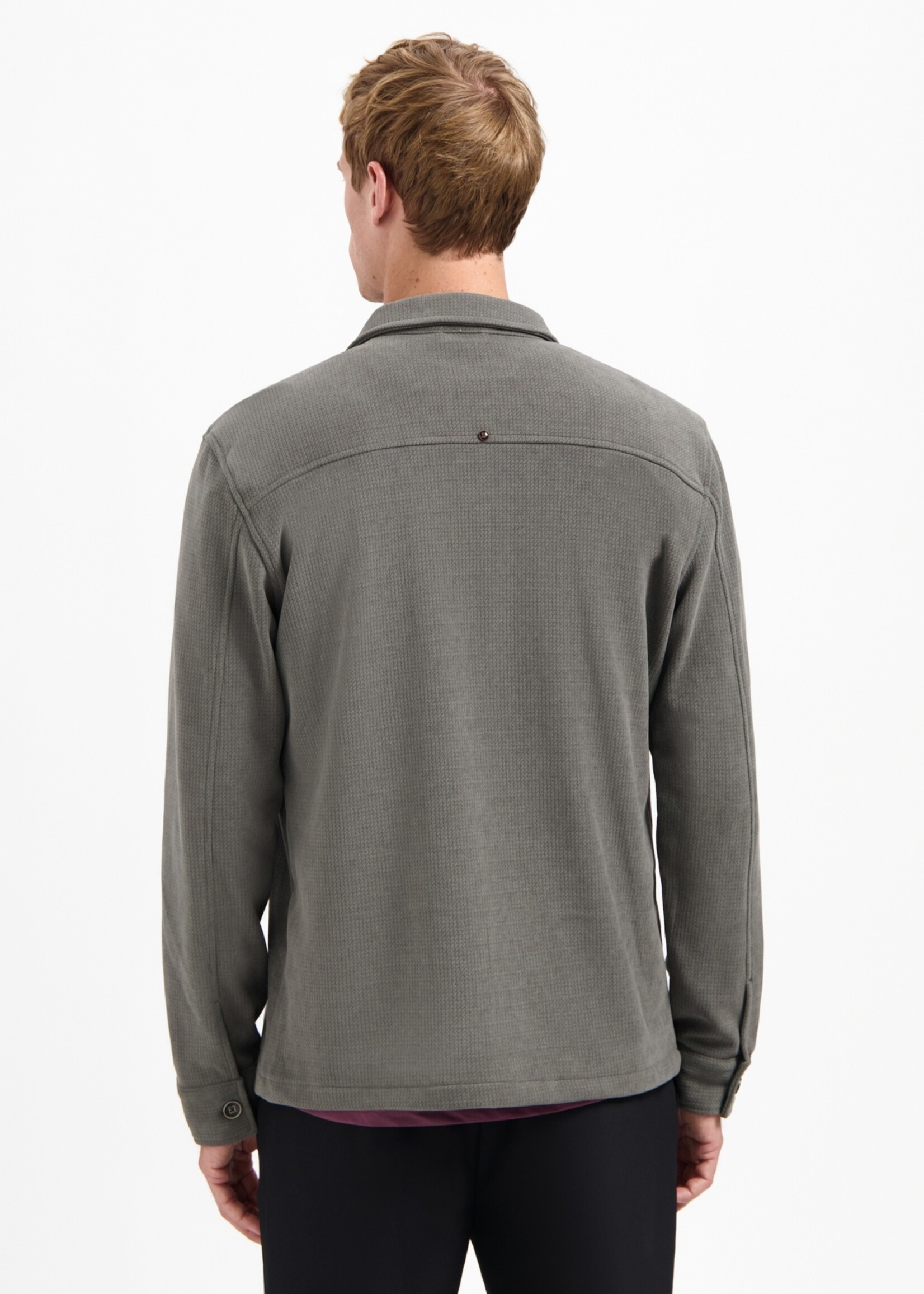 No Excess Overshirt Button Corduroy - Dark Clay