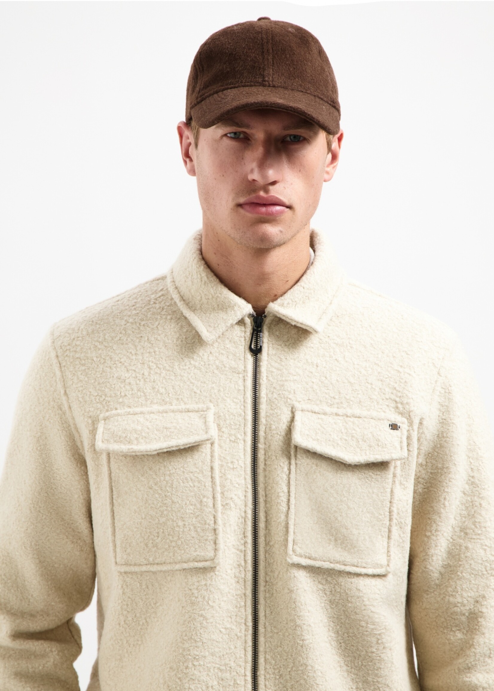 No Excess Overshirt Zipper Wool Look - Kit