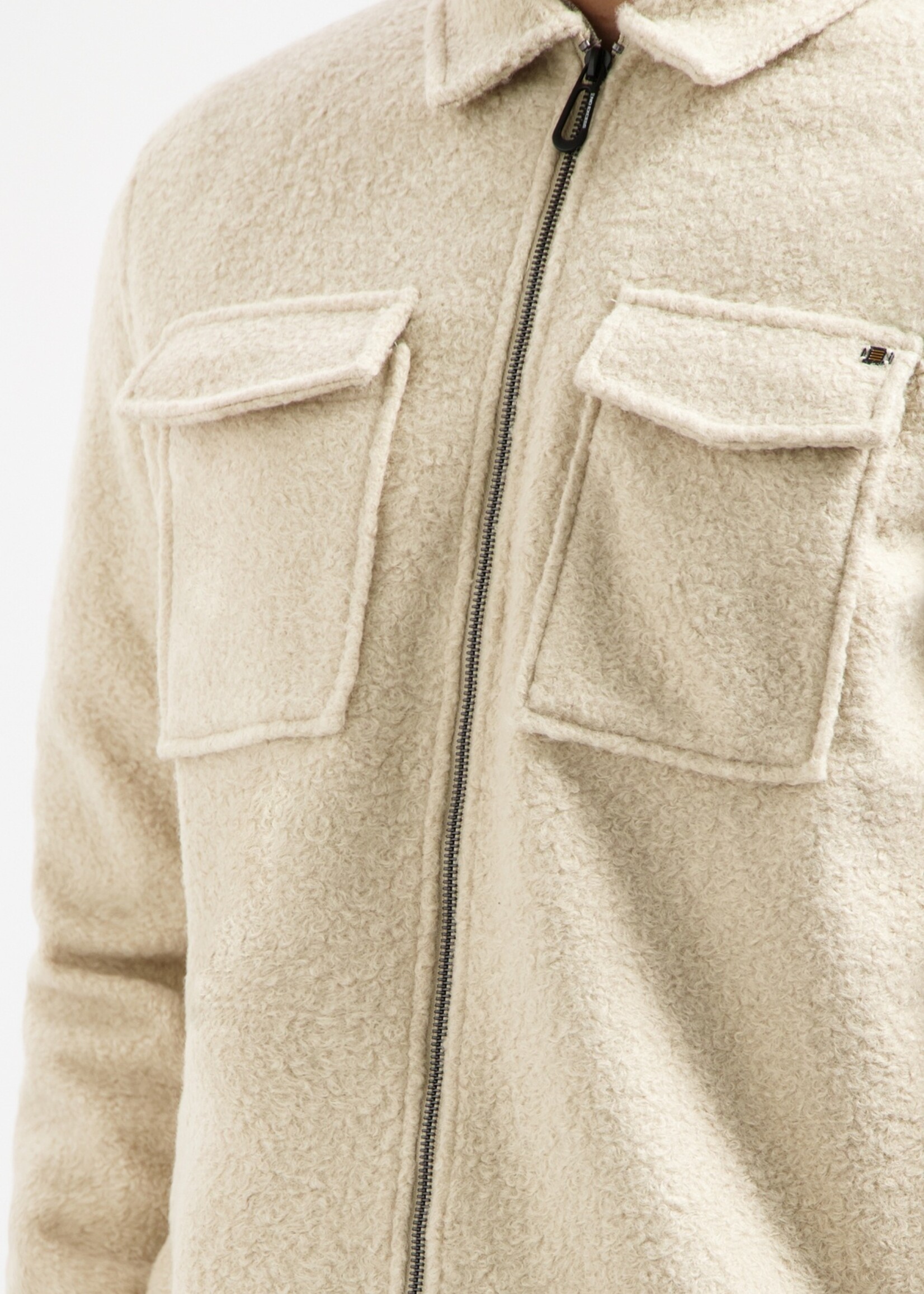 No Excess Overshirt Zipper Wool Look - Kit