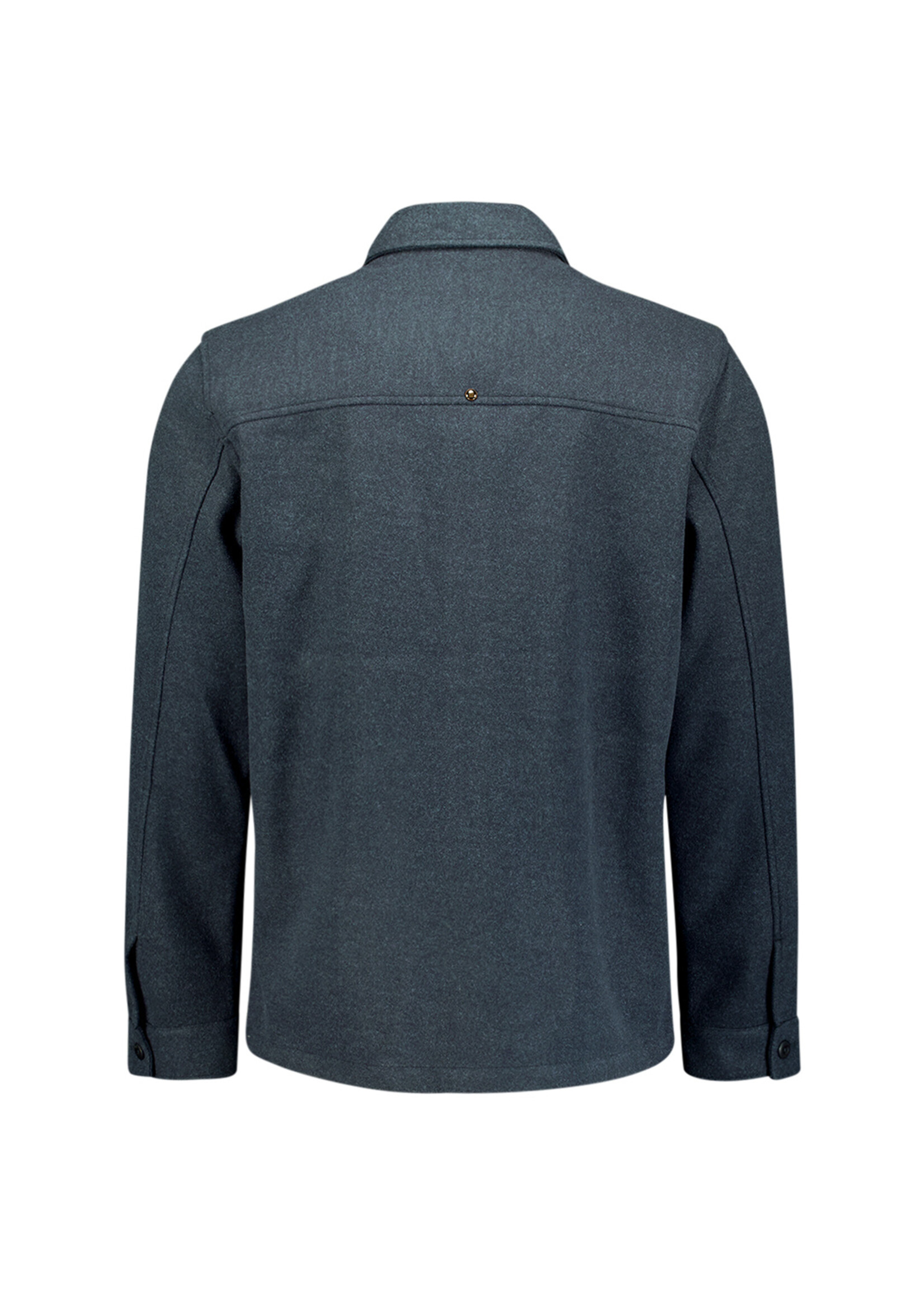 No Excess Overshirt Button Closure Melange - Night