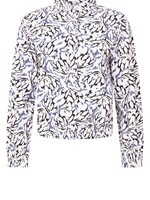 ZOSO Travel Blouse Amara - Offwhite Navy