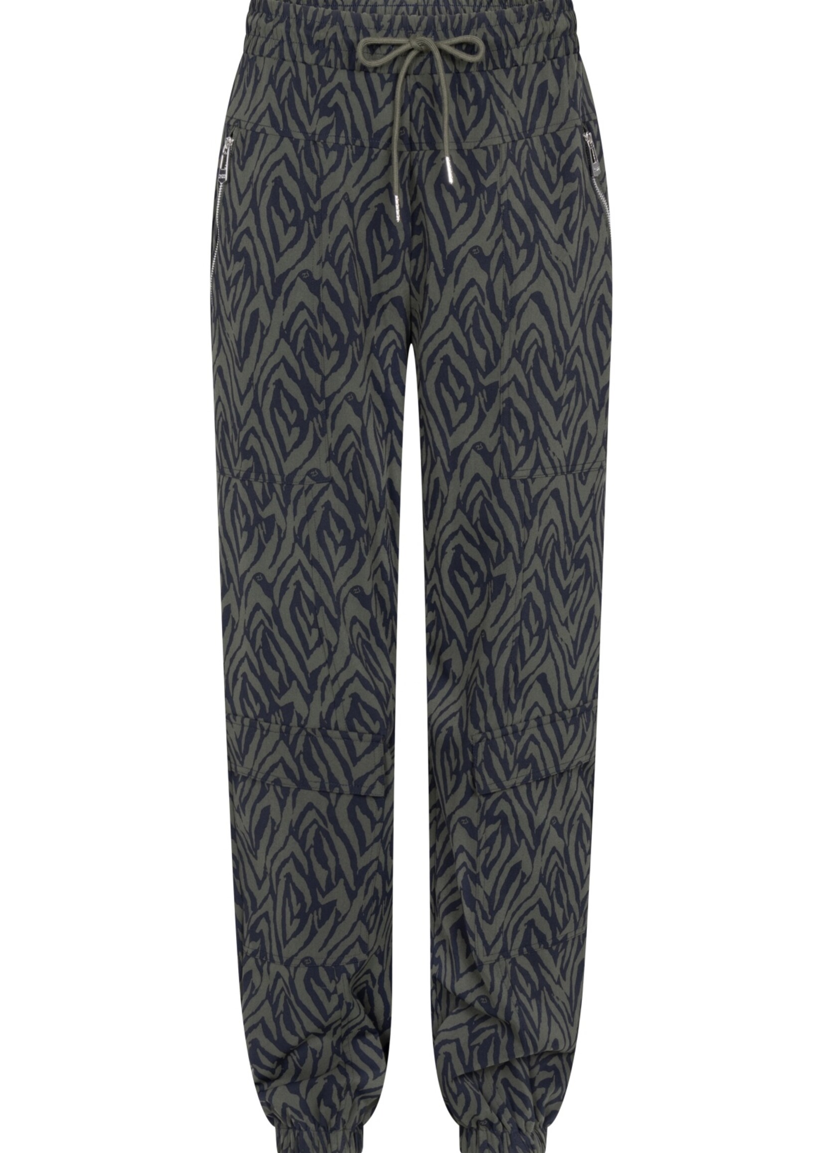 ZOSO Travel Pant Fleur - Mocha Navy