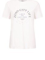 ZOSO Travel T-shirt Selma - Offwhite Navy