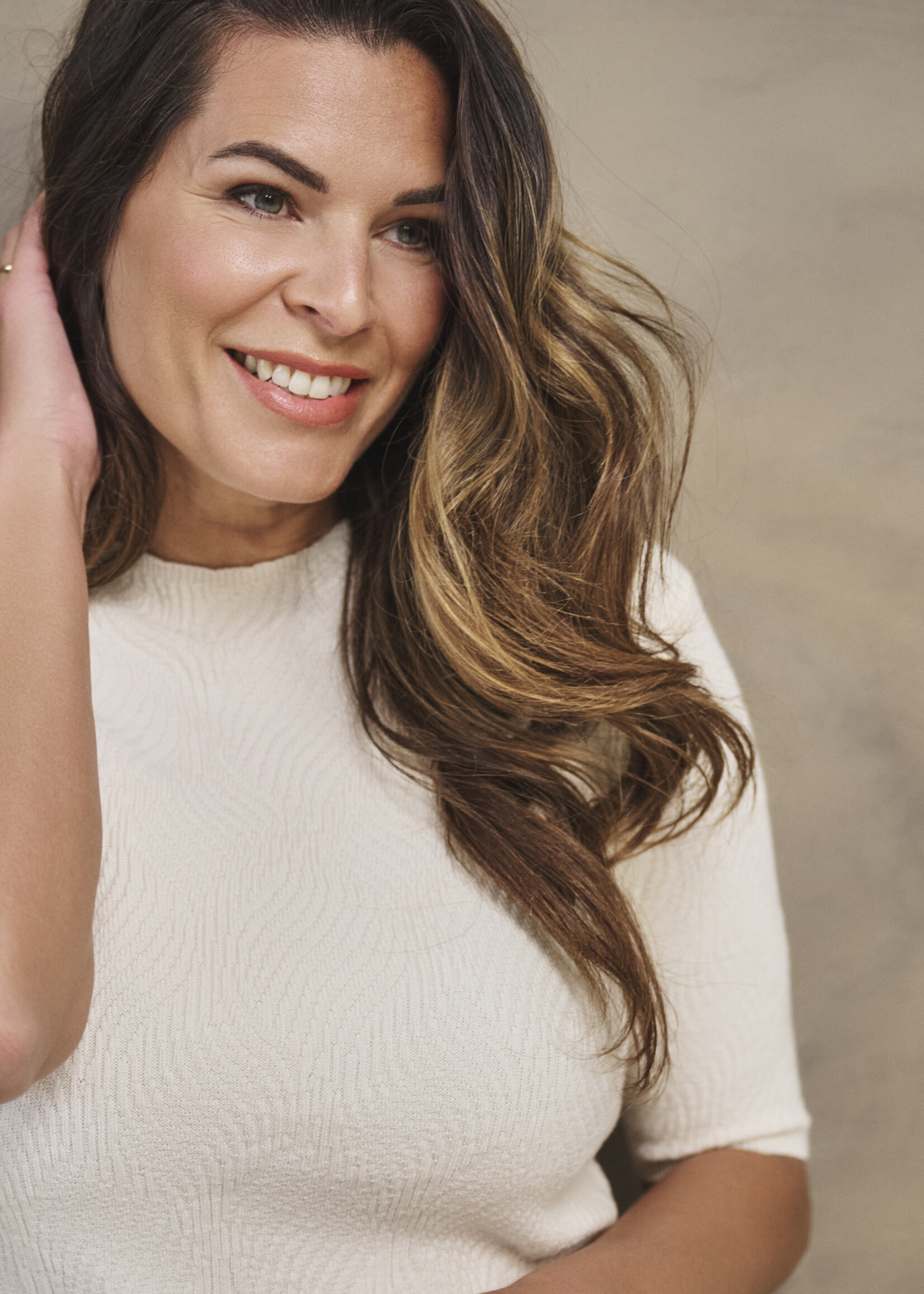 ZOSO Knitted Shirt Posh - Offwhite