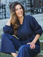 ZOSO Knitted Vest Marloes - Navy