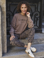 ZOSO Travel Pant Fleur - Mocha Navy