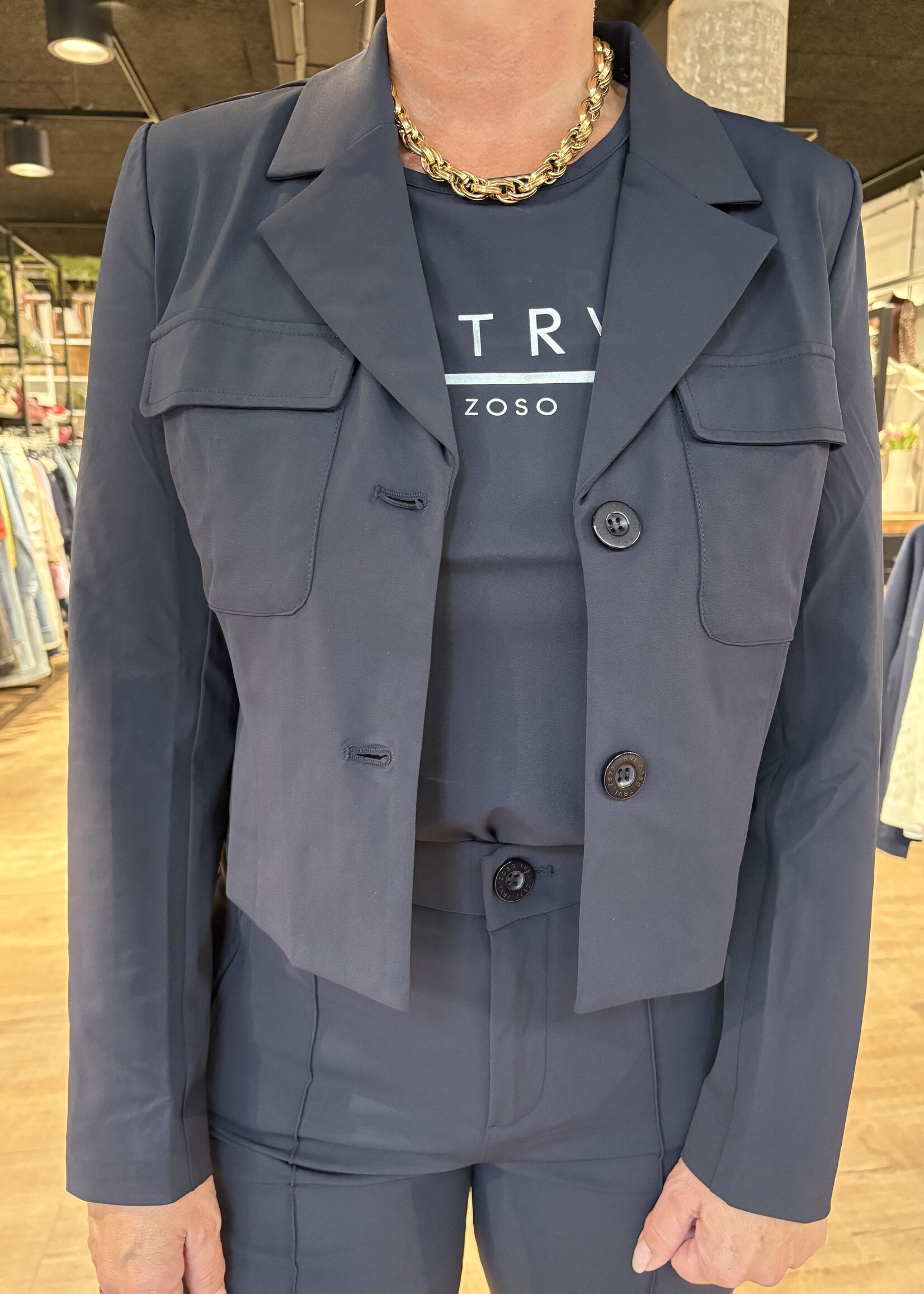 ZOSO Travel Jacket Glory - Navy