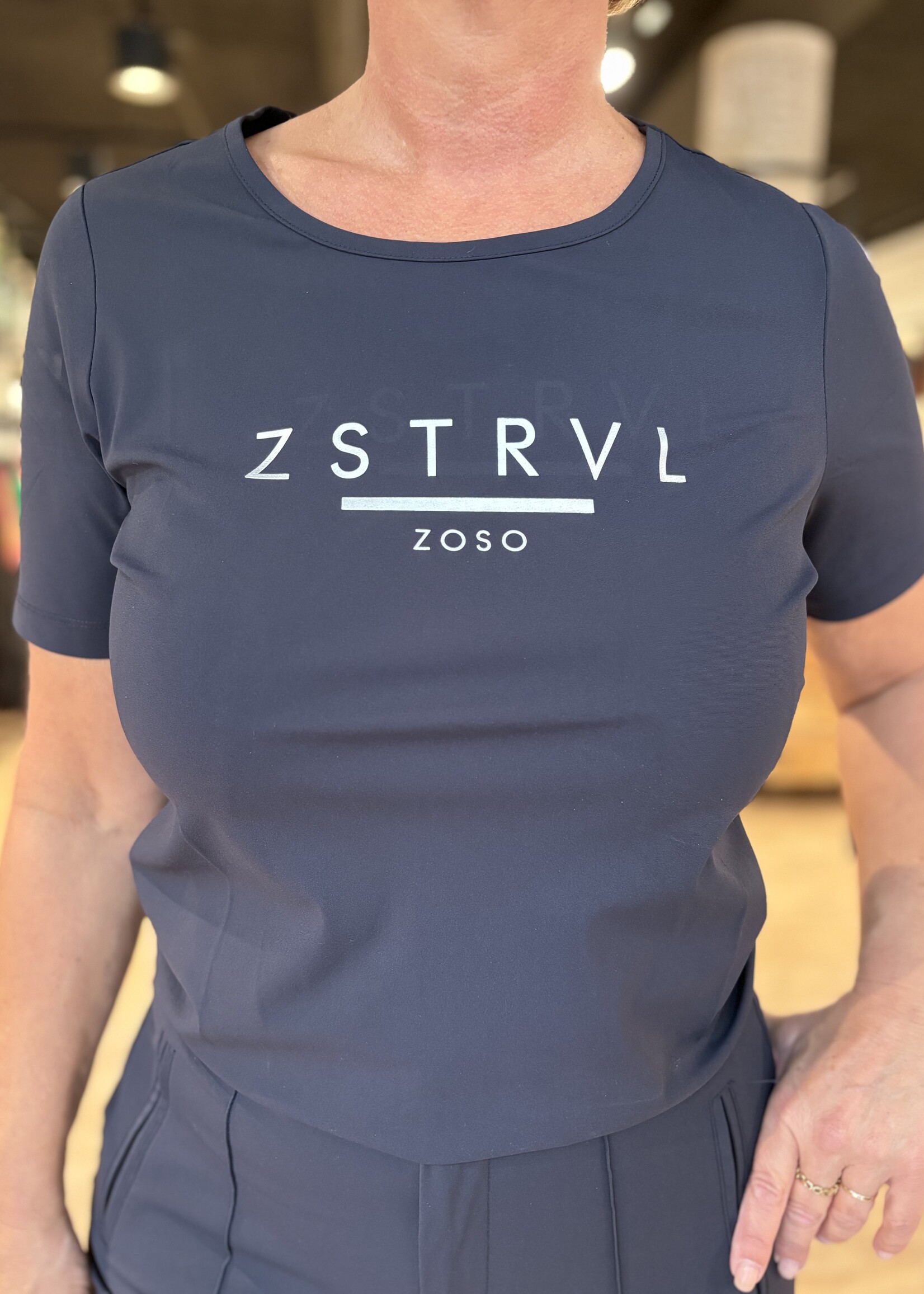 ZOSO T-shirt Travel Felicia - Navy