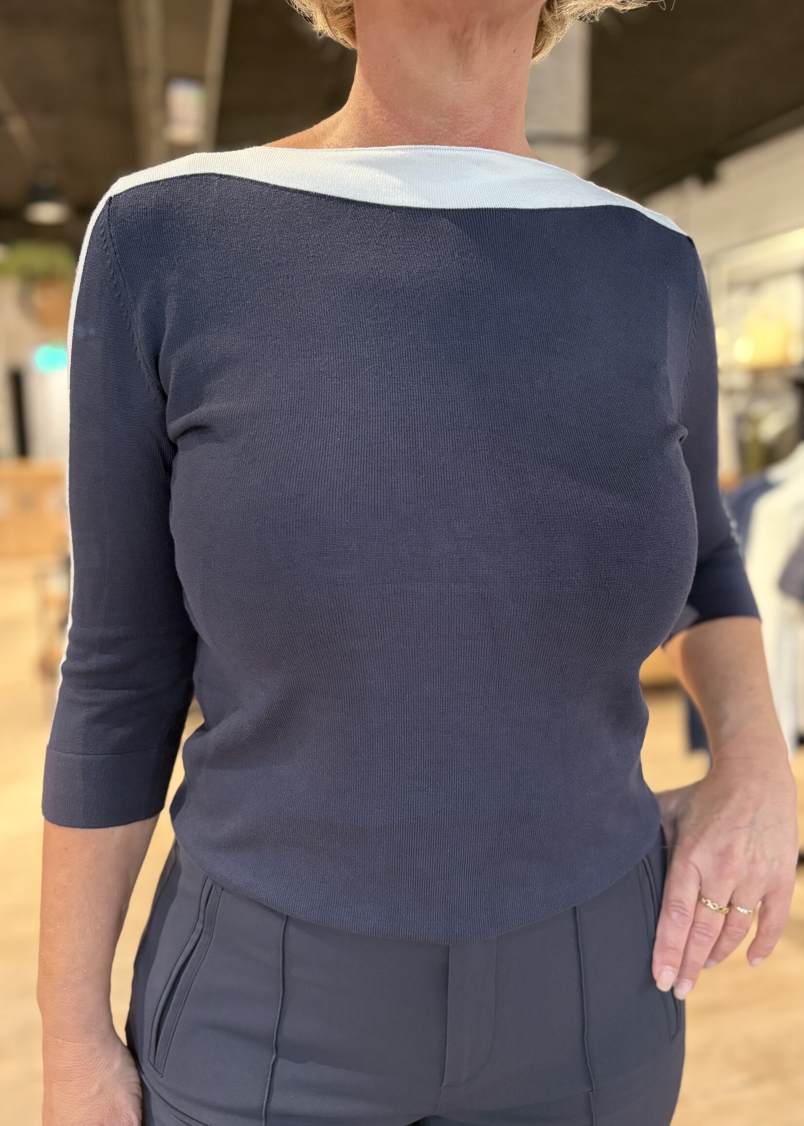 ZOSO Knitted Sweater Pippa - Navy