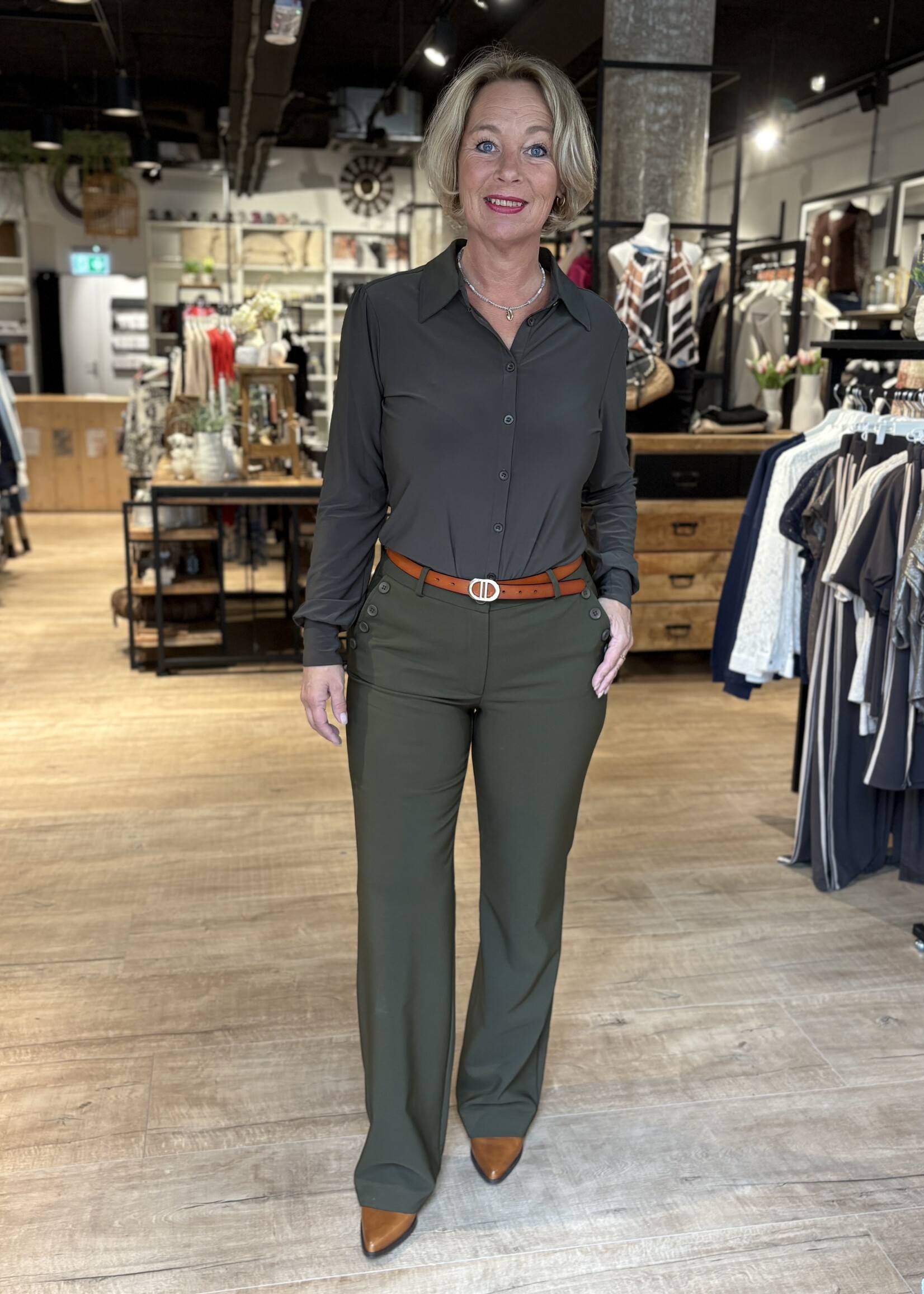 Sophia Perla Gaby Uni Blouse - Khaki