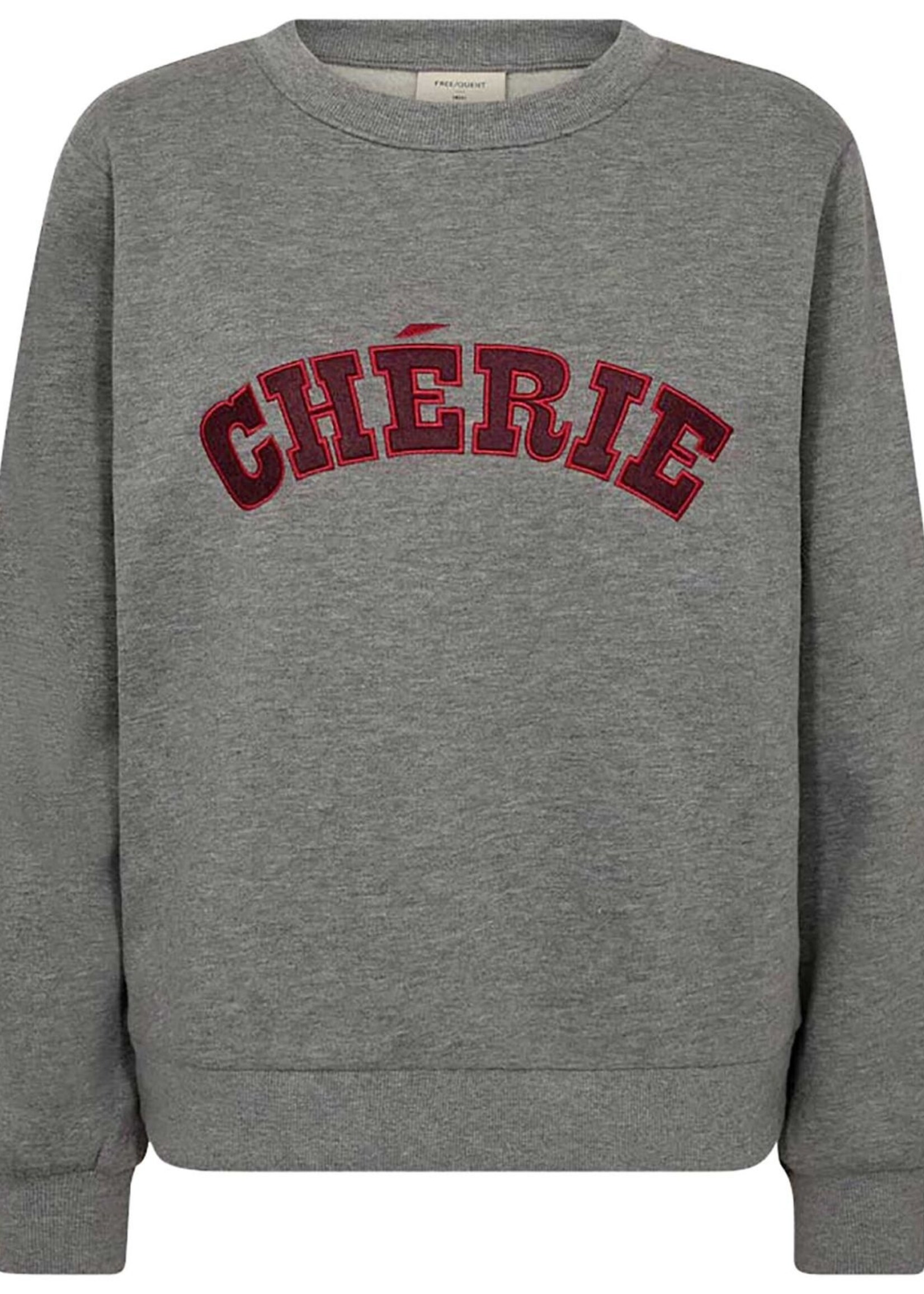 Freequent Sweater Wana - Grey Mel Port Royale