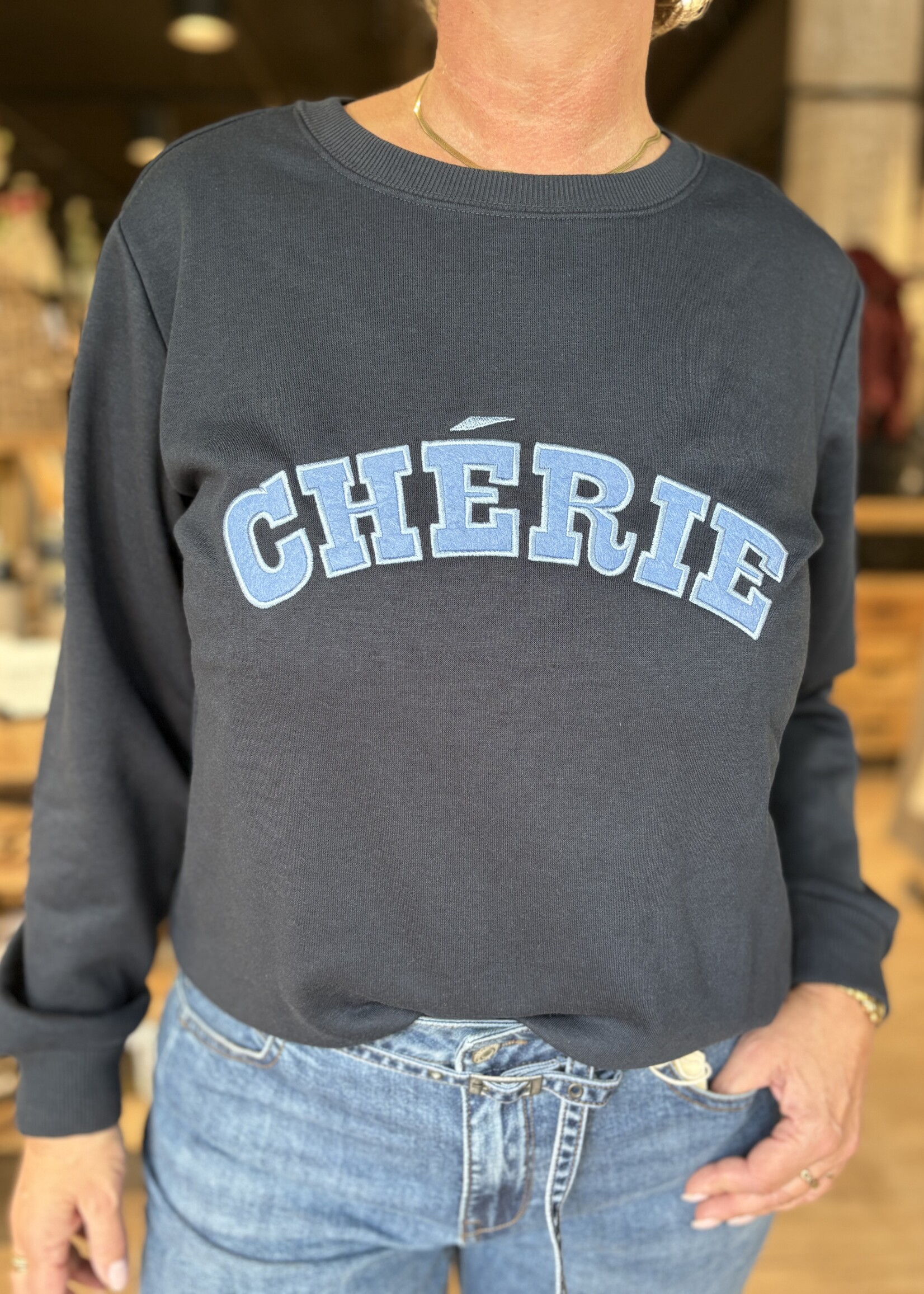 Freequent Sweater Wana - Navy