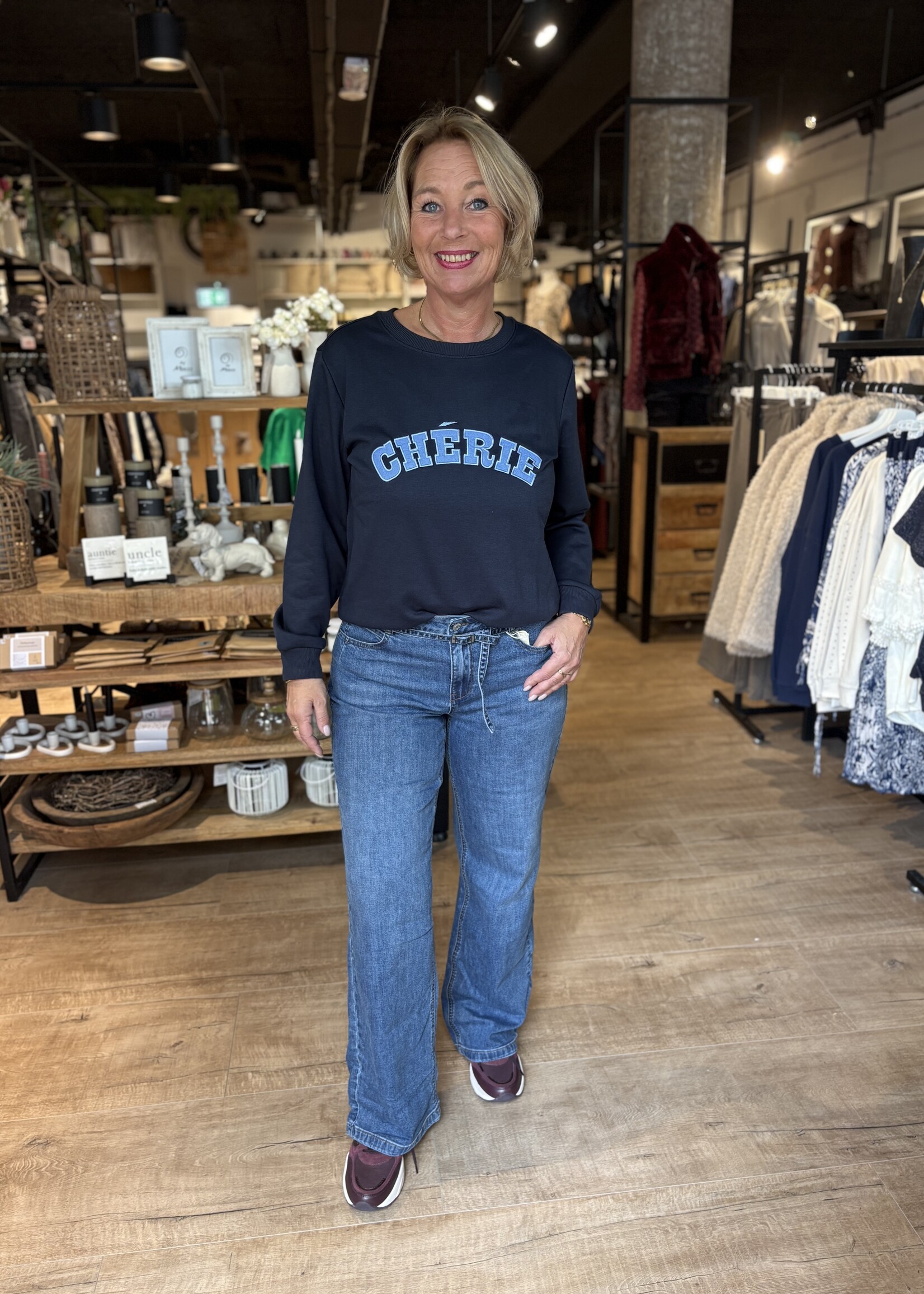 Freequent Sweater Wana - Navy