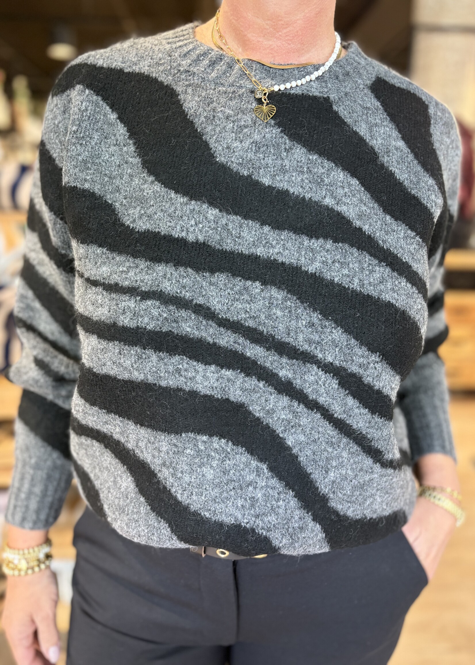 ZEZE Trui Alina - Grey