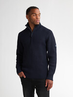 Petrol Industries Knitwear Half Zip Sweater - Navy