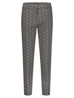 Red Button Broek Diana Fancy Spot - Black Ecru