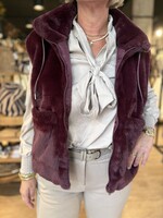 Freequent Waistcoat Faux Fur - Port Royale