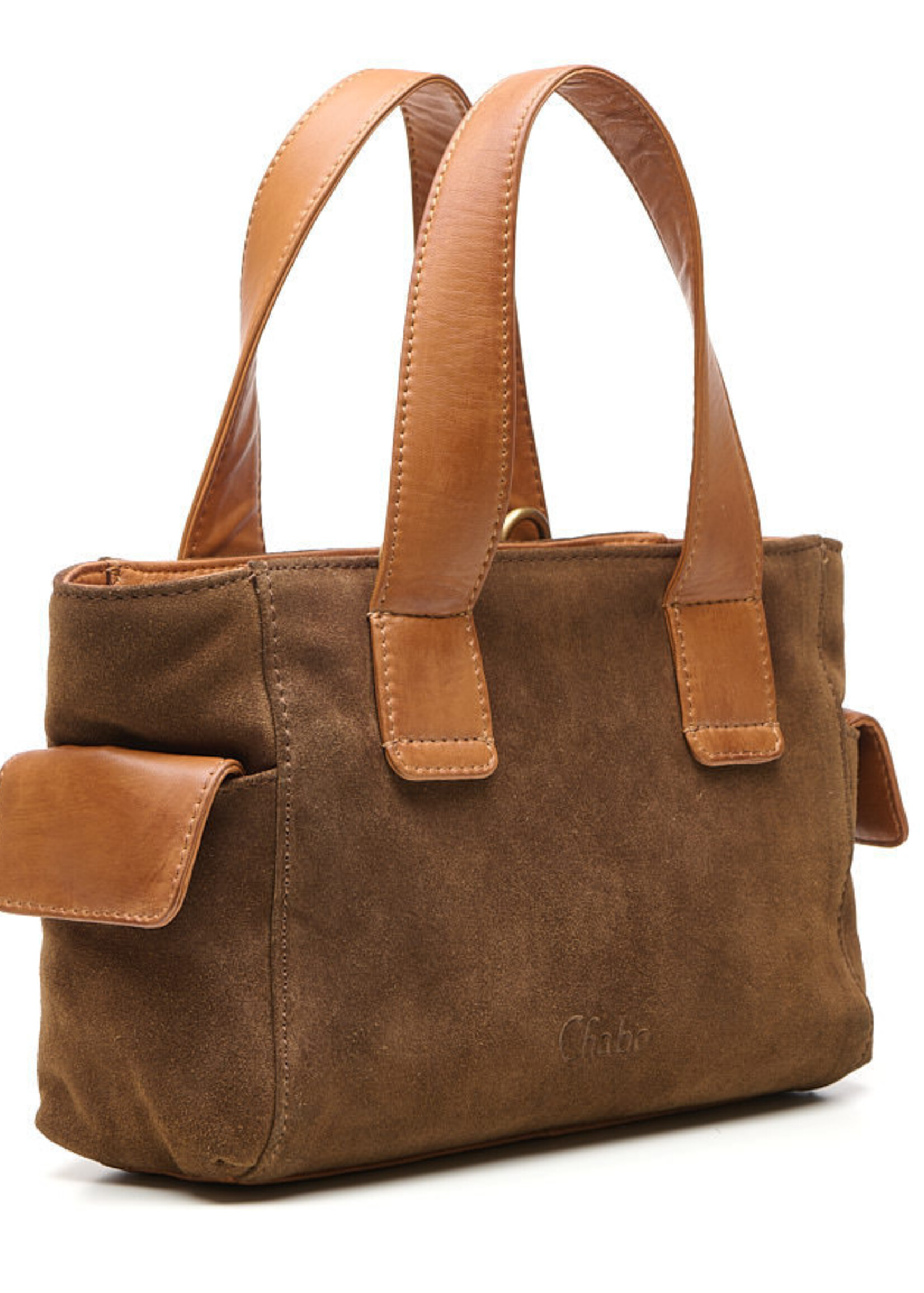 Chabo Bag Sophie Suede Mini - Cognac