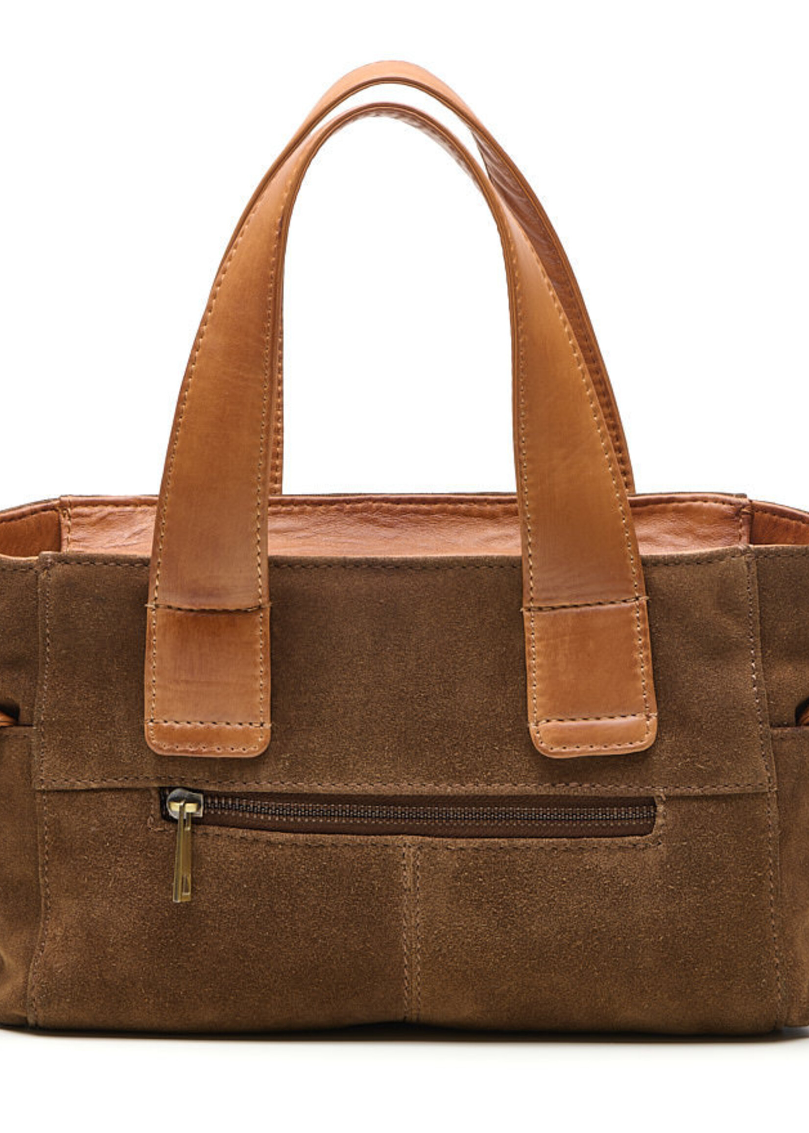 Chabo Bag Sophie Suede Mini - Cognac