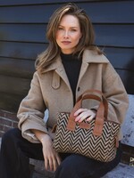 Chabo Handbag Jaquard Romio - Cognac