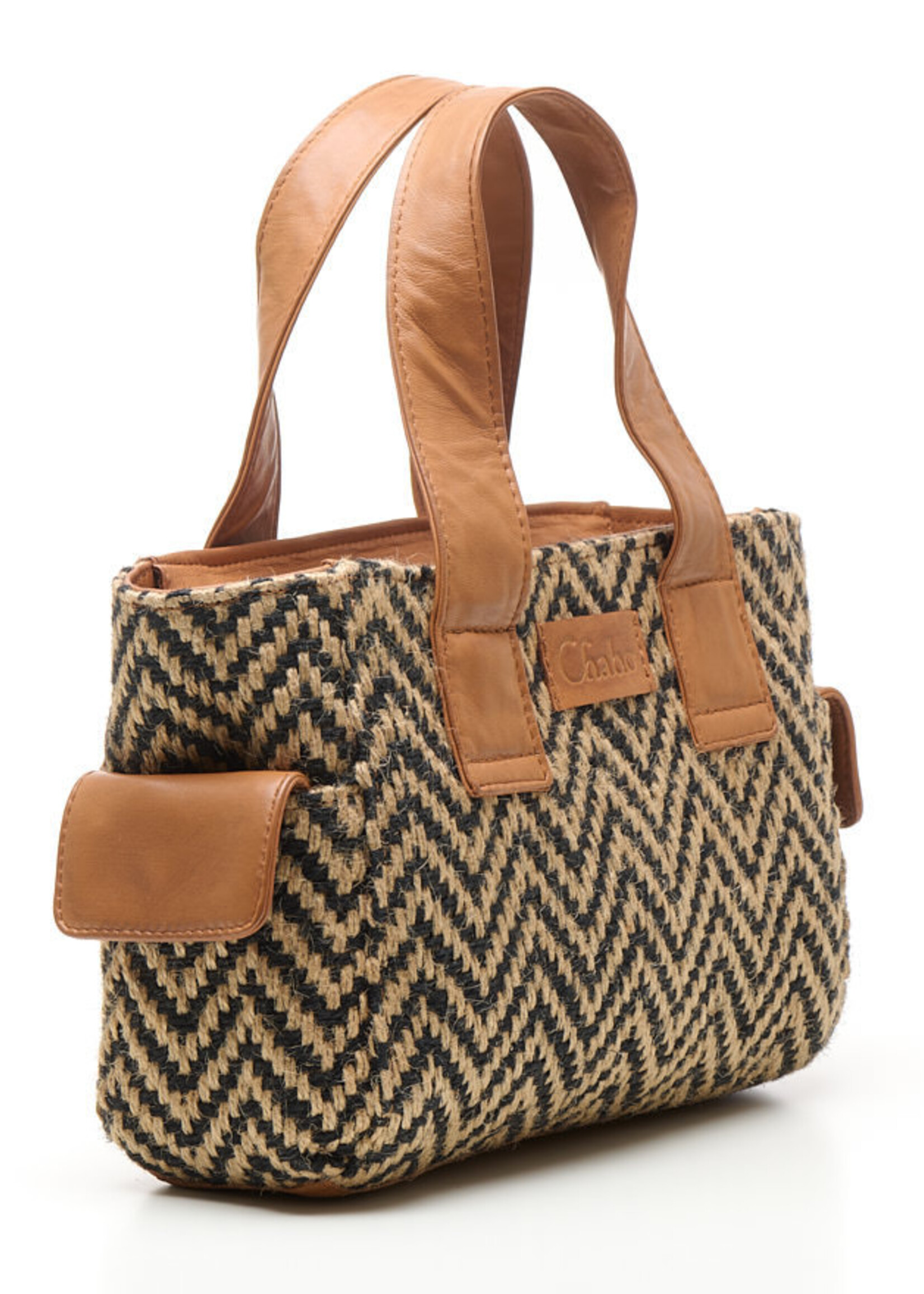 Chabo Handbag Jaquard Romio - Cognac